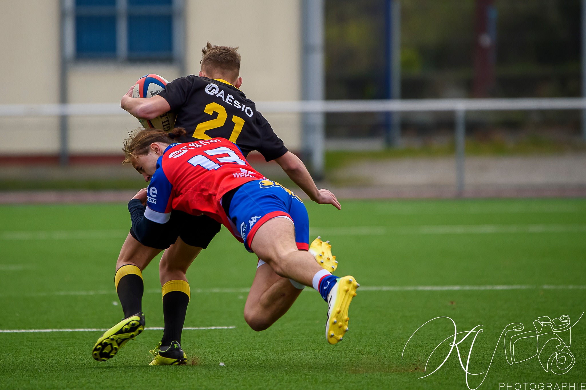  FC Grenoble Rugby - Stade Olympique de Chambéry rugby - Rugby - Alamercery (Amical) - FCG vs SOC (#2023AlamFCGSOC02) Photo by: Karine Valentin | Siuxy Sports 2023-02-25