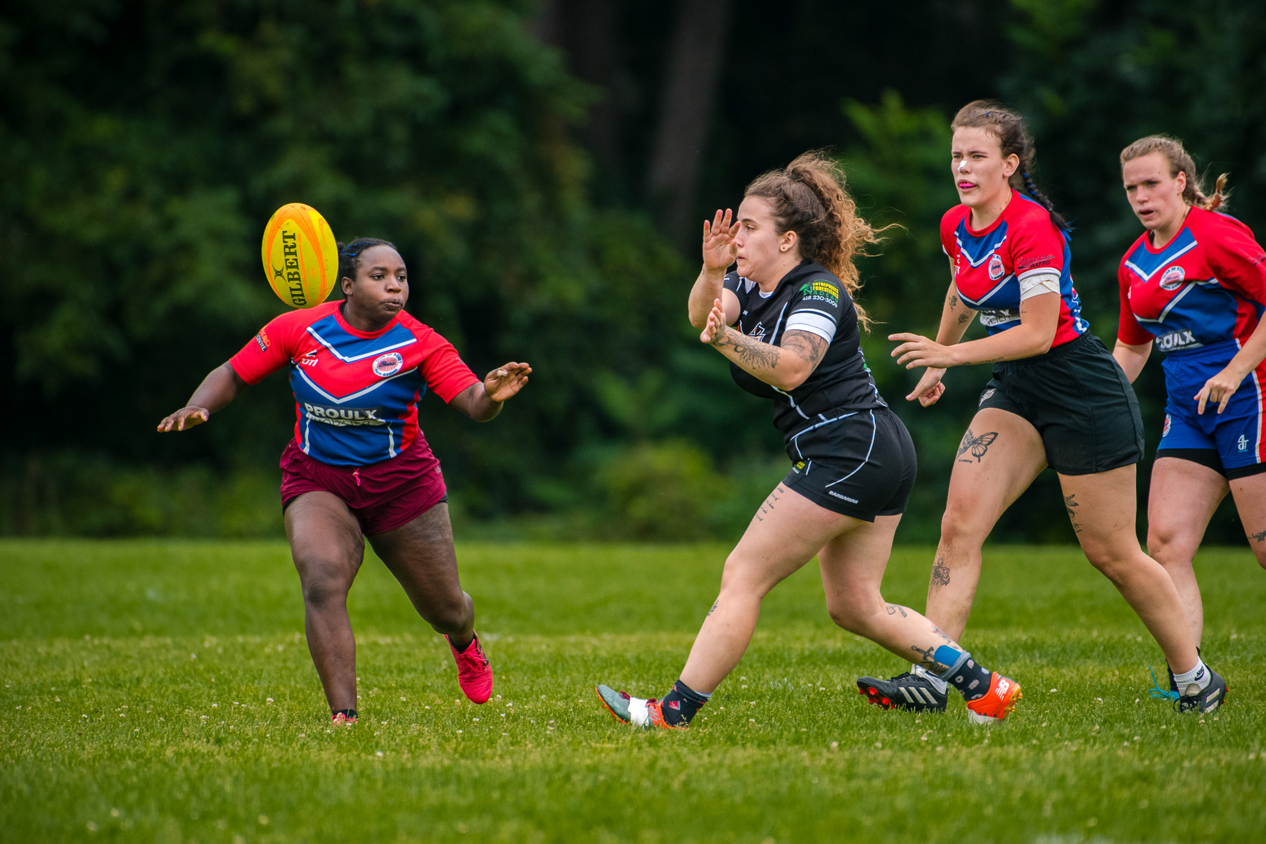  Saint-Georges Lumberjacks - Braves de Trois-Rivières - Rugby - RUGBY QUÉBEC FINALES LPR2 F SÉNIORS 2023 SAB QC- SG Lumberjacks vs Braves Trois-Rivières (#RQF2023LPR2SF1) Photo by: Simon Duquette | Siuxy Sports 2023-08-19