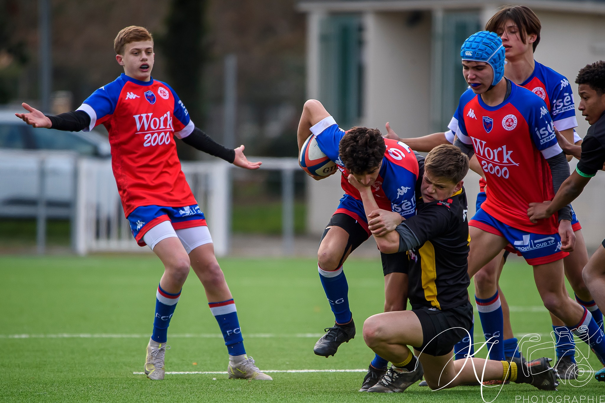  FC Grenoble Rugby - Stade Olympique de Chambéry rugby - Rugby - Alamercery (Amical) - FCG vs SOC (#2023AlamFCGSOC02) Photo by: Karine Valentin | Siuxy Sports 2023-02-25