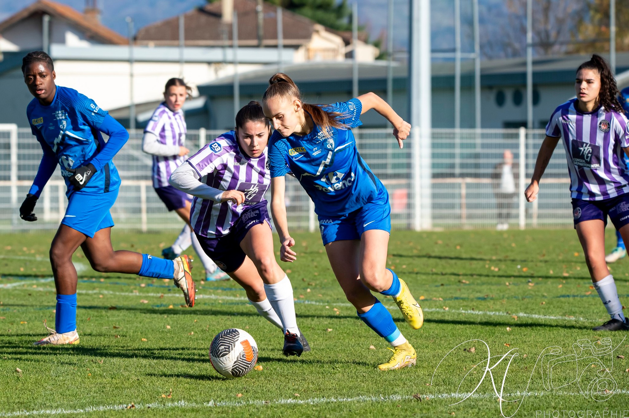  Grenoble Foot 38 - Toulouse FC - Soccer - Div 3 Fém - Grenoble F38 (0) vs (1) Toulouse FC (#D3F23GF38TFC11) Photo by: Karine Valentin | Siuxy Sports 2023-11-26