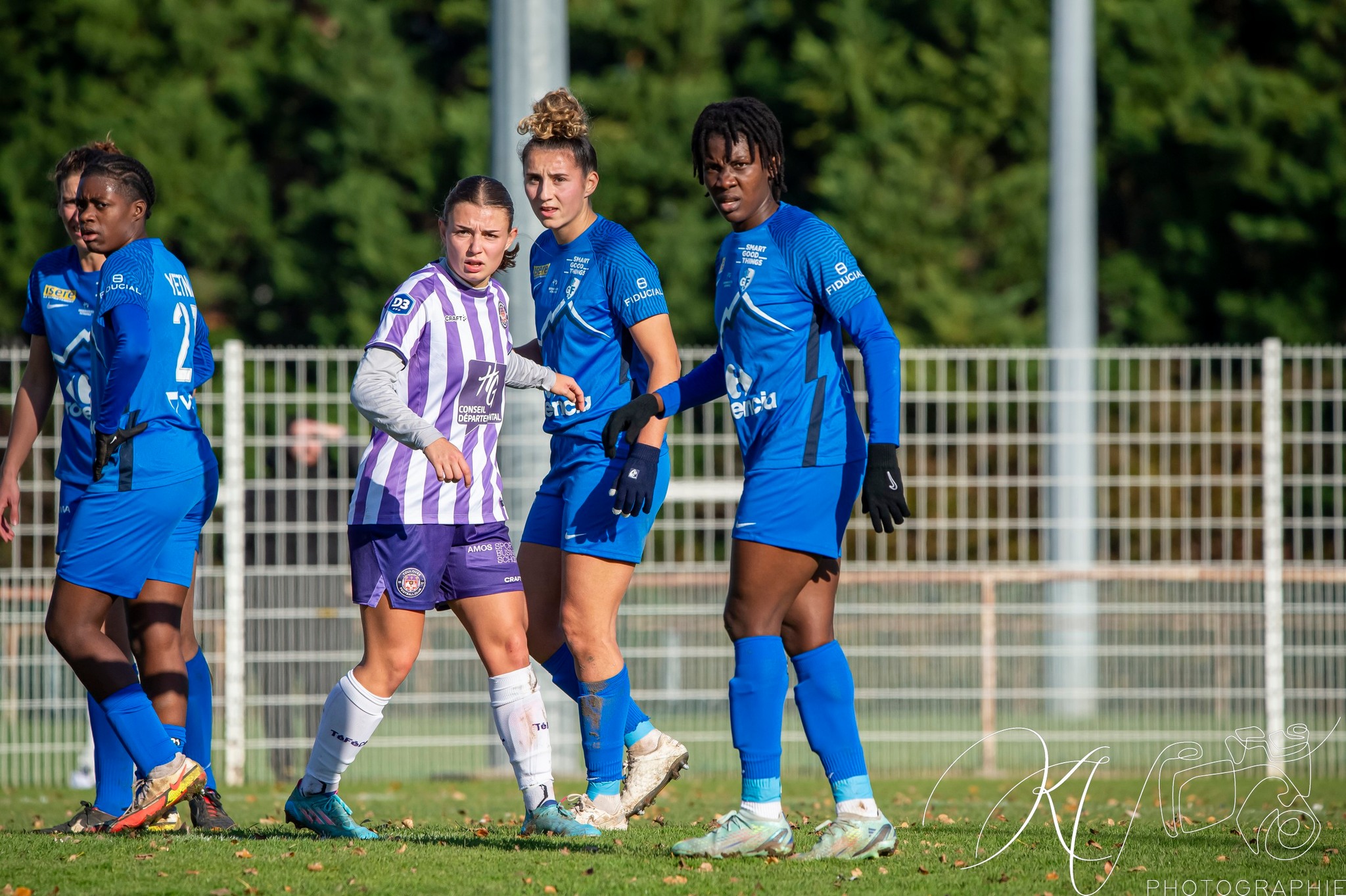  Grenoble Foot 38 - Toulouse FC - Soccer - Div 3 Fém - Grenoble F38 (0) vs (1) Toulouse FC (#D3F23GF38TFC11) Photo by: Karine Valentin | Siuxy Sports 2023-11-26