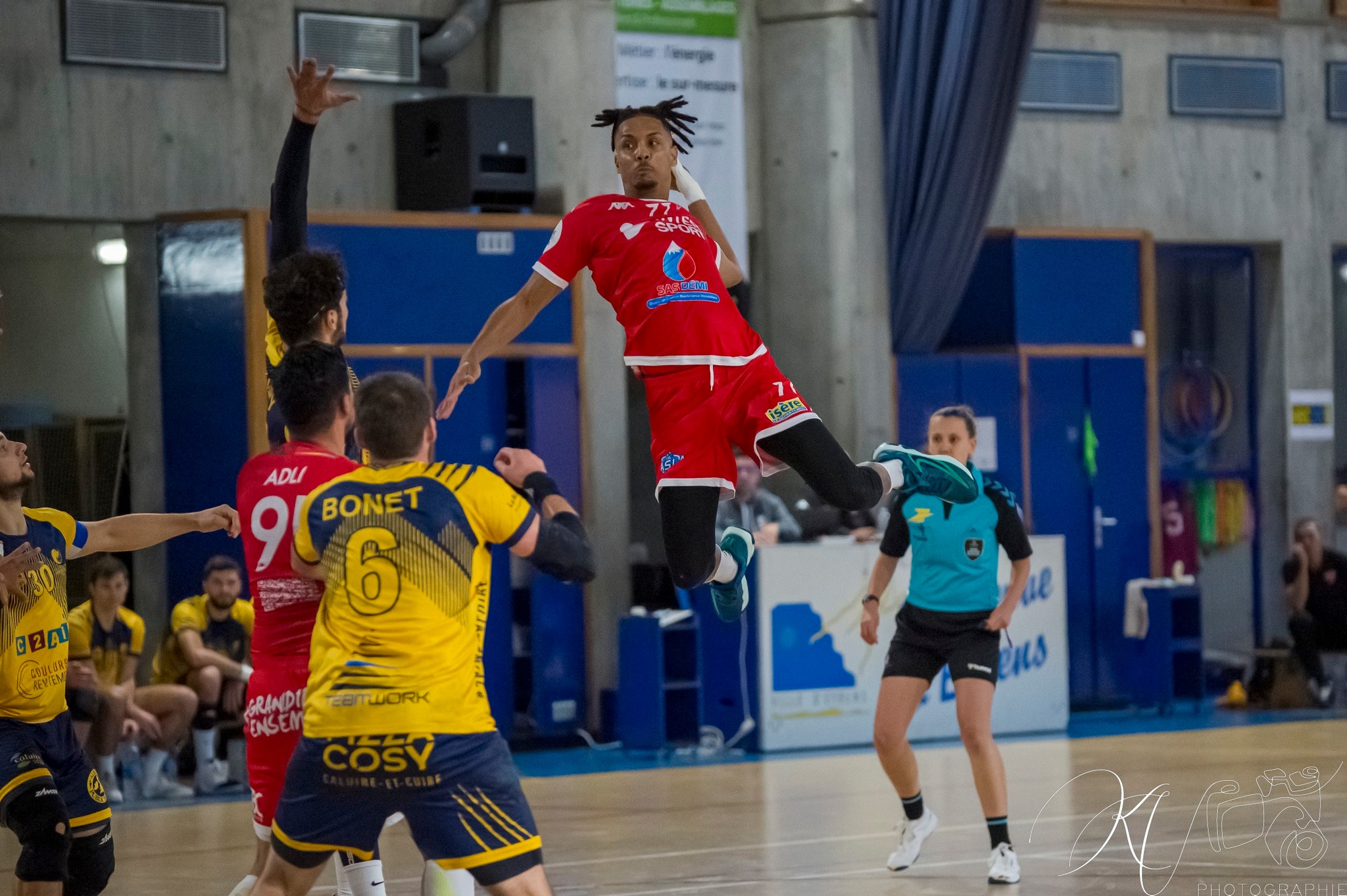  Grenoble SMH Métropole Isère Handball - AS Lyon Caluire - Handball - 2023 GSMH Isère vs AS Lyon Caluire (#2023GSMHASLC10) Photo by: Karine Valentin | Siuxy Sports 2023-10-23