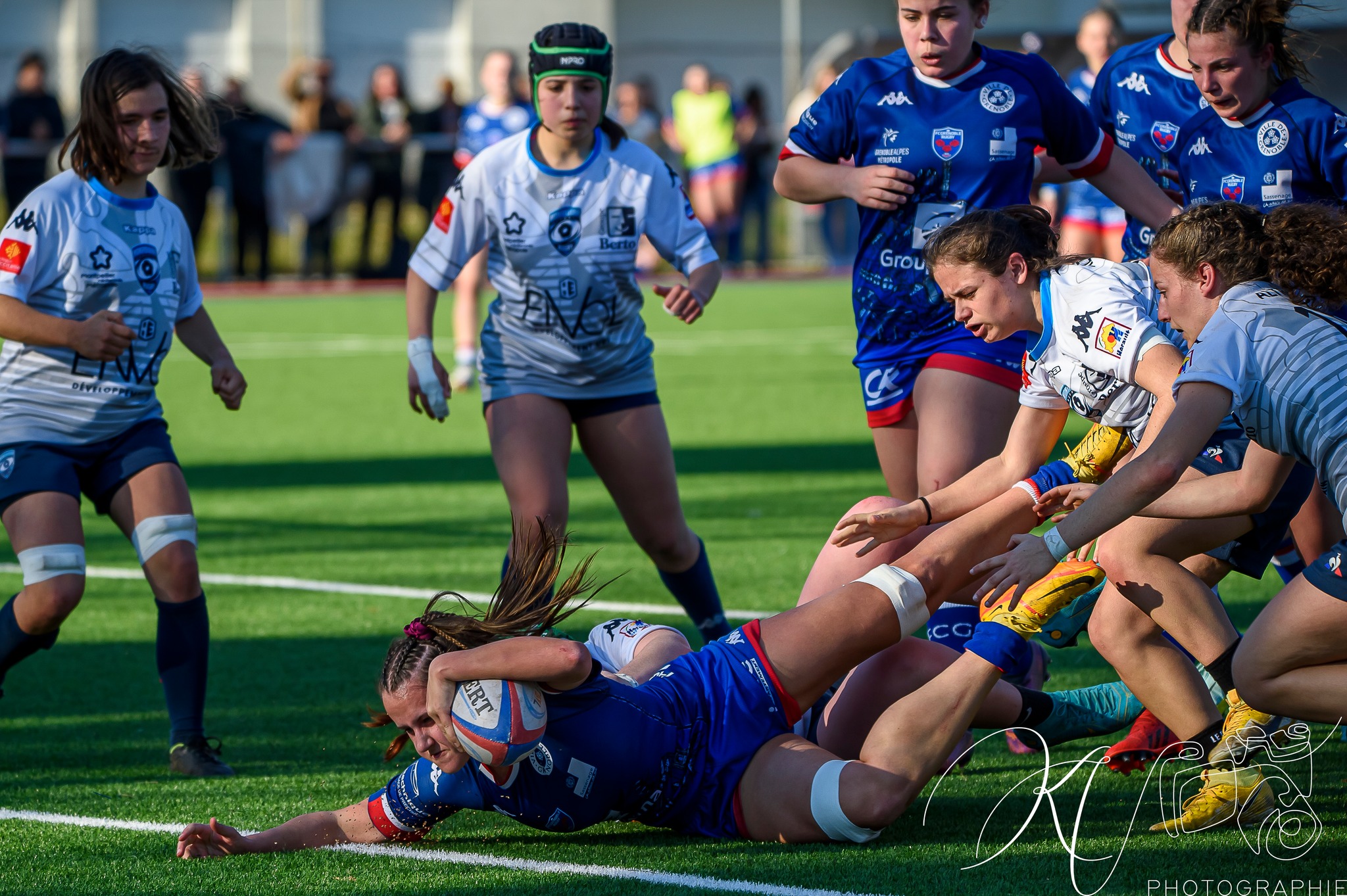  FC Grenoble Rugby - Montpellier Hérault Rugby - Rugby - U18 - FC Grenoble (28) vs (0) Montpellier Hérault Rugby (#2023U18FCGvMHR02) Photo by: Karine Valentin | Siuxy Sports 2023-02-18