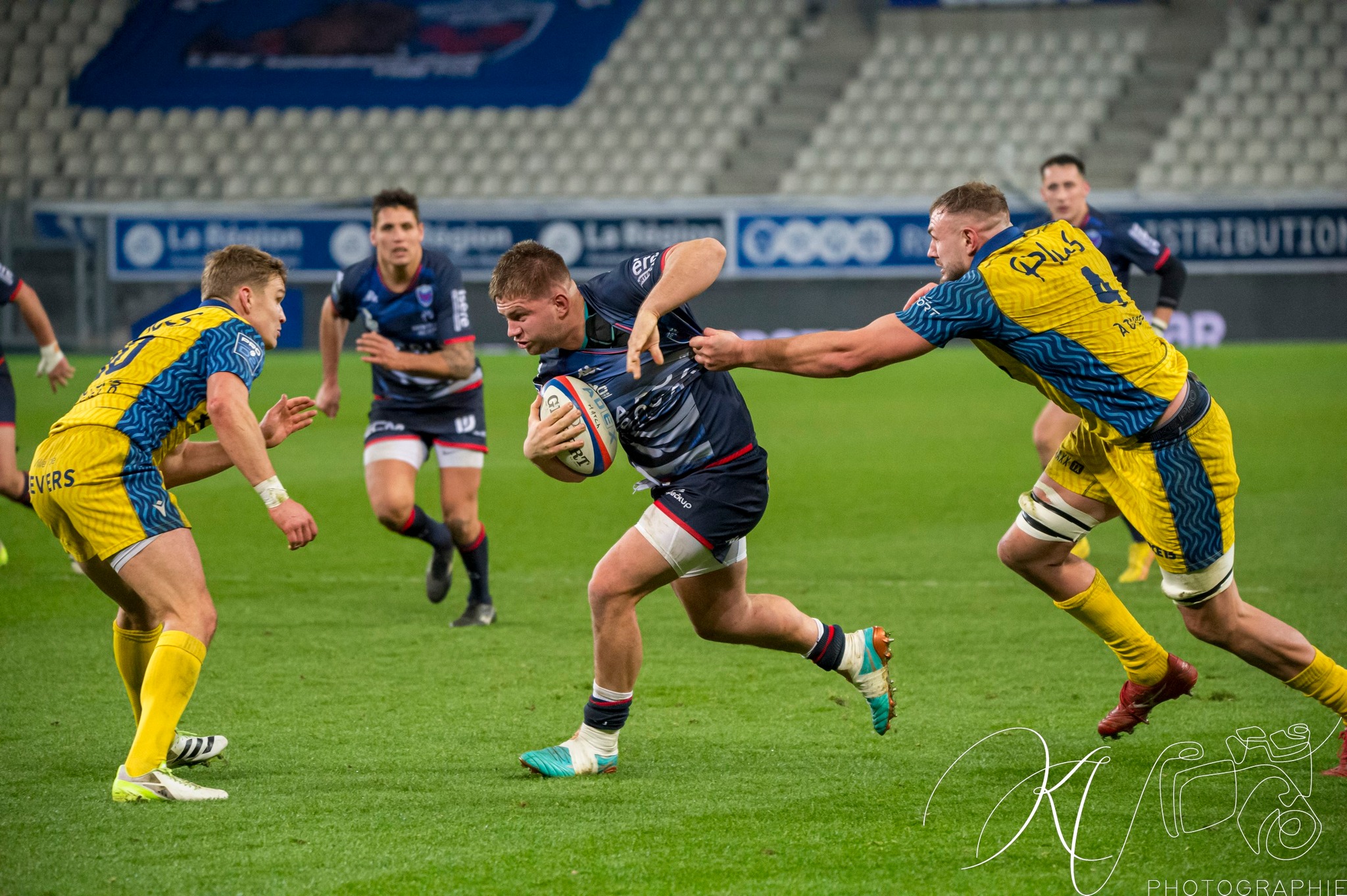  FC Grenoble Rugby - USON Nevers - Rugby - PRO D2 - FC Grenoble (27) VS (37) USON (#PD2FCGUSO12) Photo by: Karine Valentin | Siuxy Sports 2023-12-15