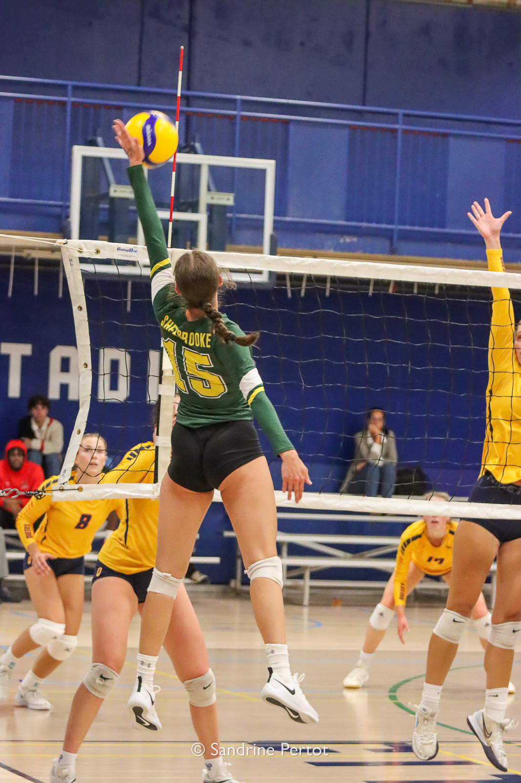  Université de Sherbrooke -  - Volleyball - UQAM Invitational 2022 - Vert et Or (#2022UQAMINV02) Photo by: Sandrine Pertot | Siuxy Sports 2022-09-23