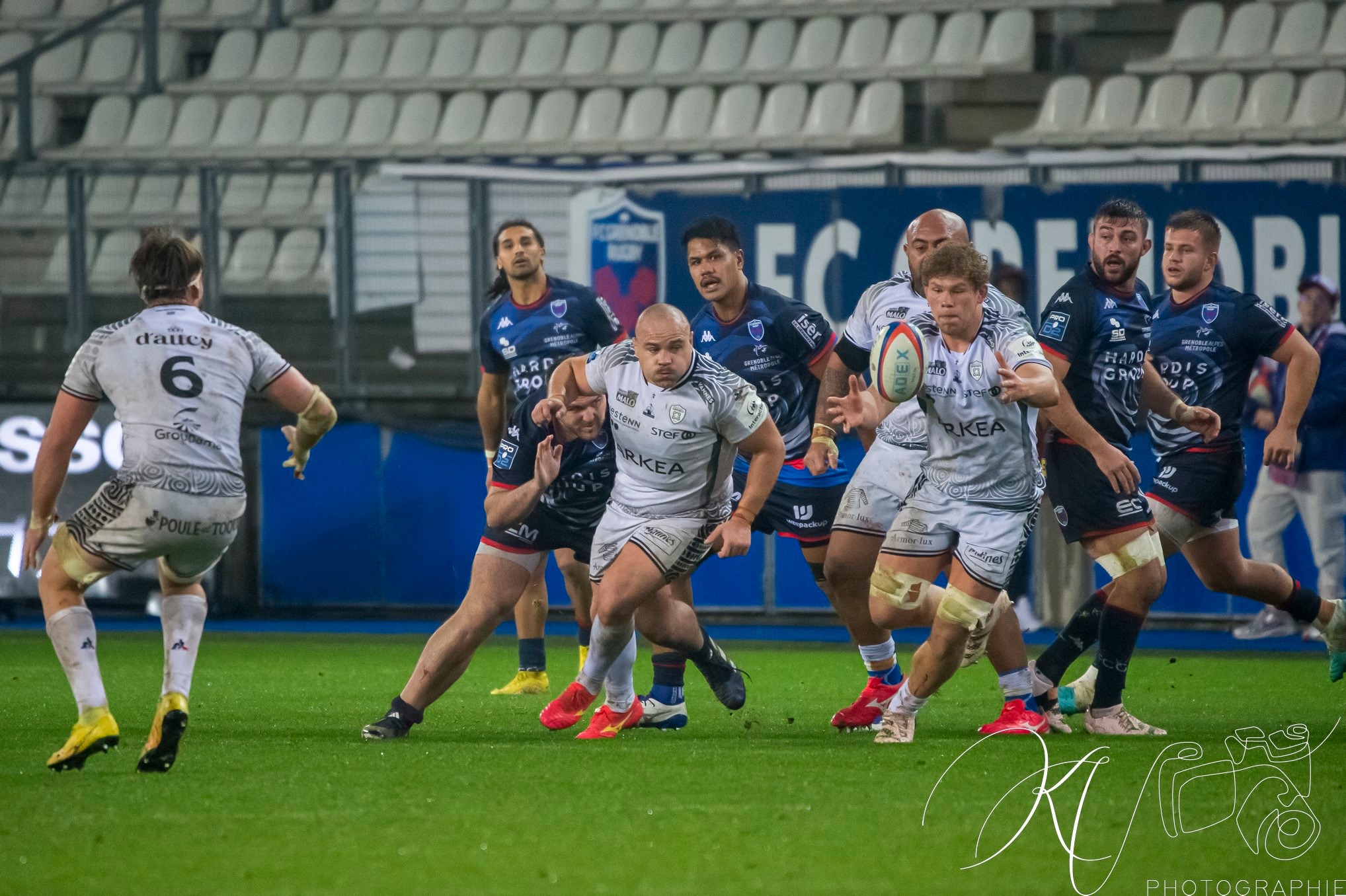  FC Grenoble Rugby - RC Vannes - Rugby - Pro D2 - FC Grenoble (15) vs (12) RC Vannes (#PD223FCGVANN11) Photo by: Karine Valentin | Siuxy Sports 2023-11-30
