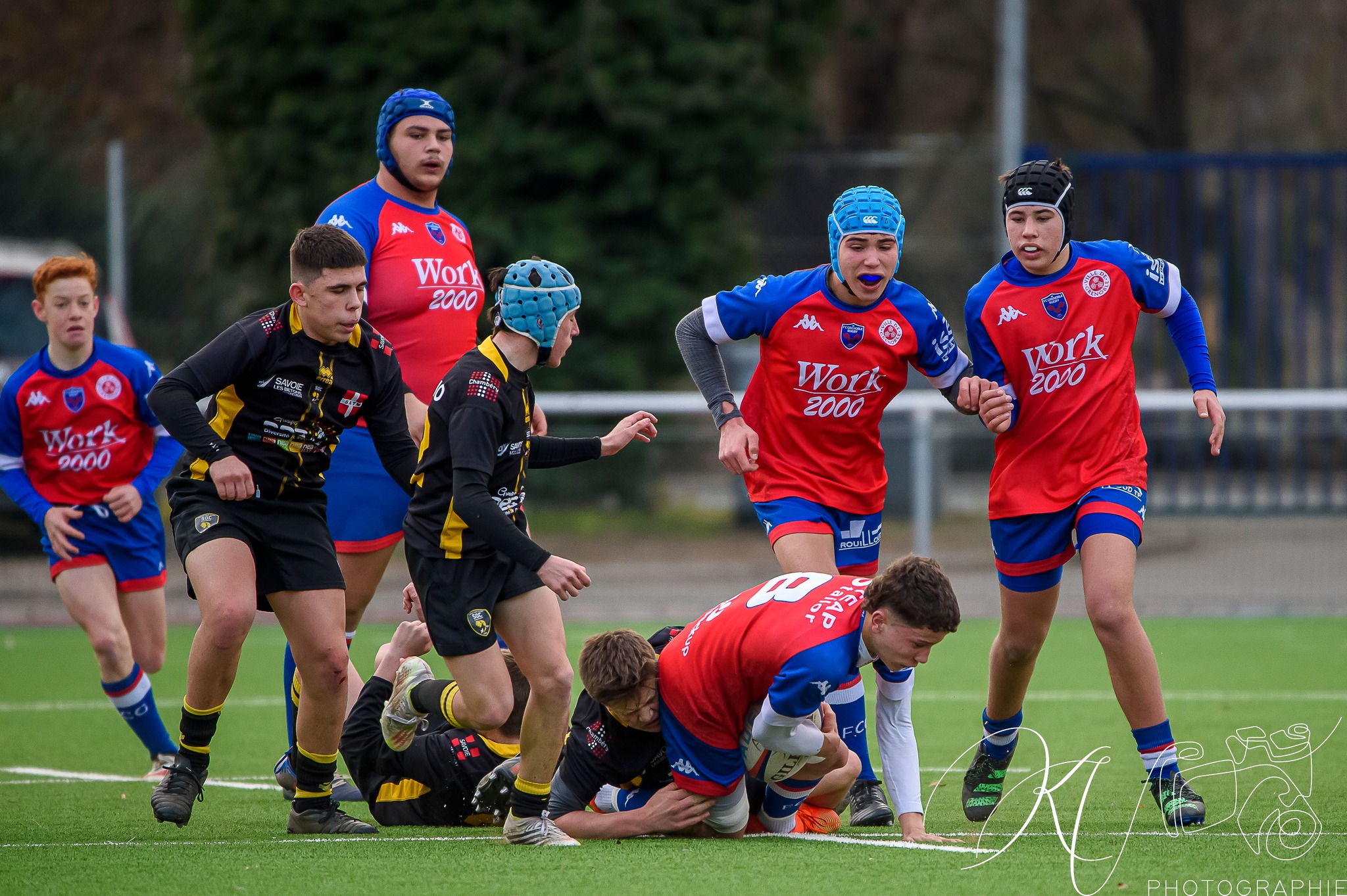  FC Grenoble Rugby - Stade Olympique de Chambéry rugby - Rugby - Alamercery (Amical) - FCG vs SOC (#2023AlamFCGSOC02) Photo by: Karine Valentin | Siuxy Sports 2023-02-25