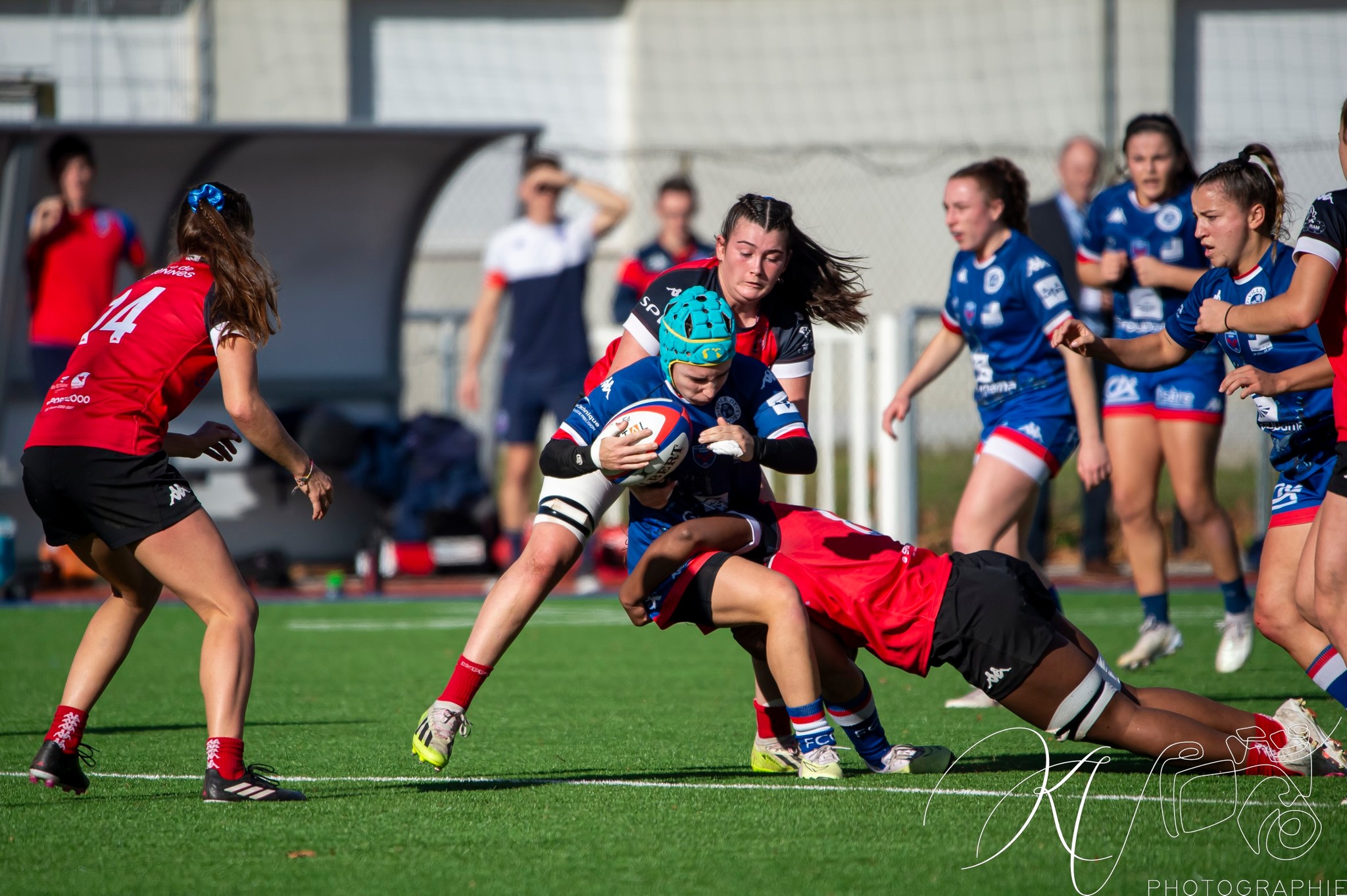  FC Grenoble Rugby - Stade Rennais Rugby - Rugby - Elite 2023 - Amazones FC Grenoble (34) vs (12) Stade Rennais Rugby (#2023FCGSRR11) Photo by: Karine Valentin | Siuxy Sports 2023-11-23