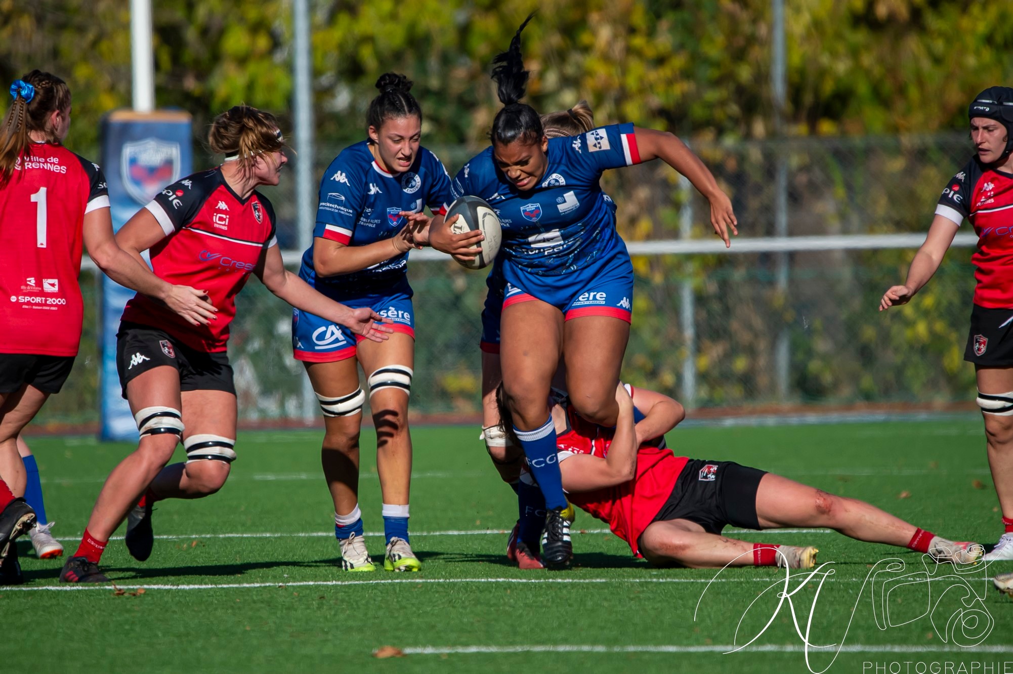  FC Grenoble Rugby - Stade Rennais Rugby - Rugby - Elite 2023 - Amazones FC Grenoble (34) vs (12) Stade Rennais Rugby (#2023FCGSRR11) Photo by: Karine Valentin | Siuxy Sports 2023-11-23