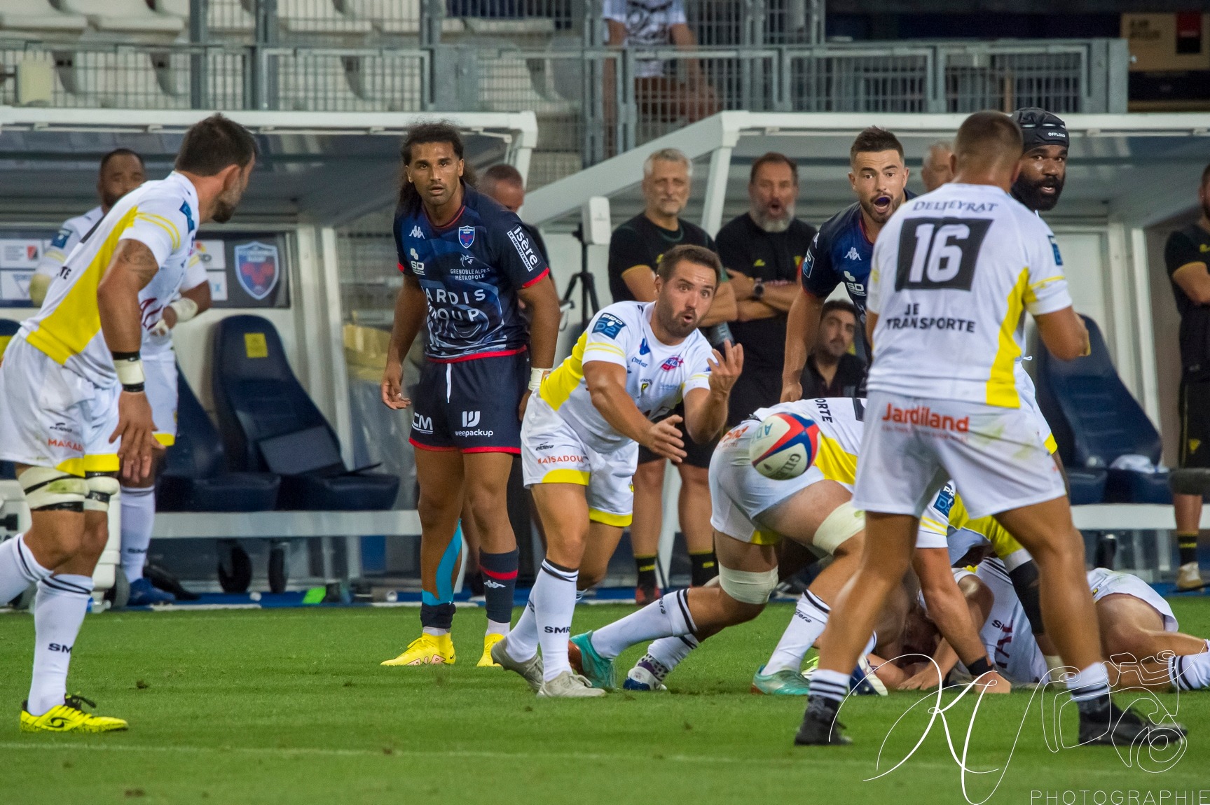  FC Grenoble Rugby - Stade Montois - Rugby - FC Grenoble (30) VS (25) Stade Montois (#2023FCGSM08) Photo by: Karine Valentin | Siuxy Sports 2023-08-18