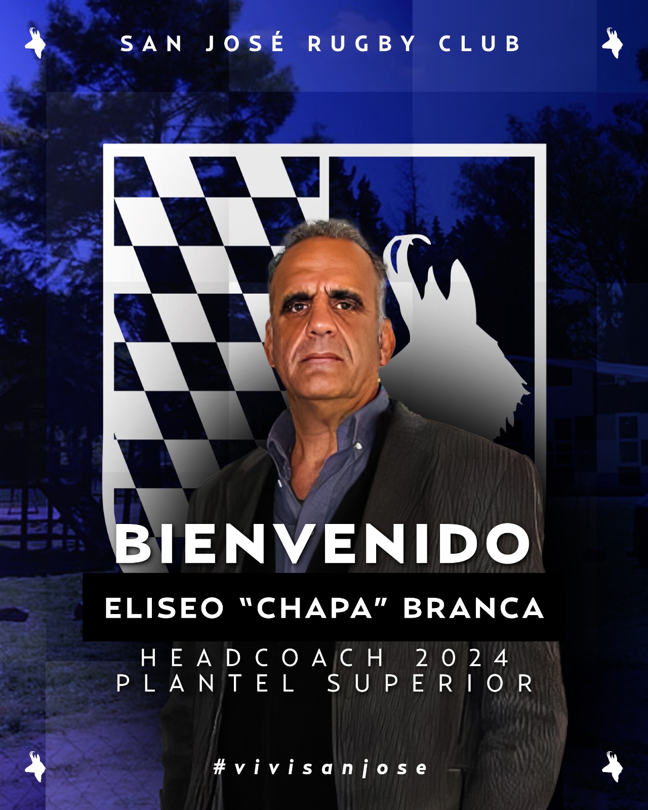 Eliseo Nicolas BRANCA -  San José Rugby Club -  - Rugby - CHAPA BRANCA ES EL NUEVO HEADCOACH DE SAN JOSÉ () Photo by:  | Siuxy Sports 2023-11-10