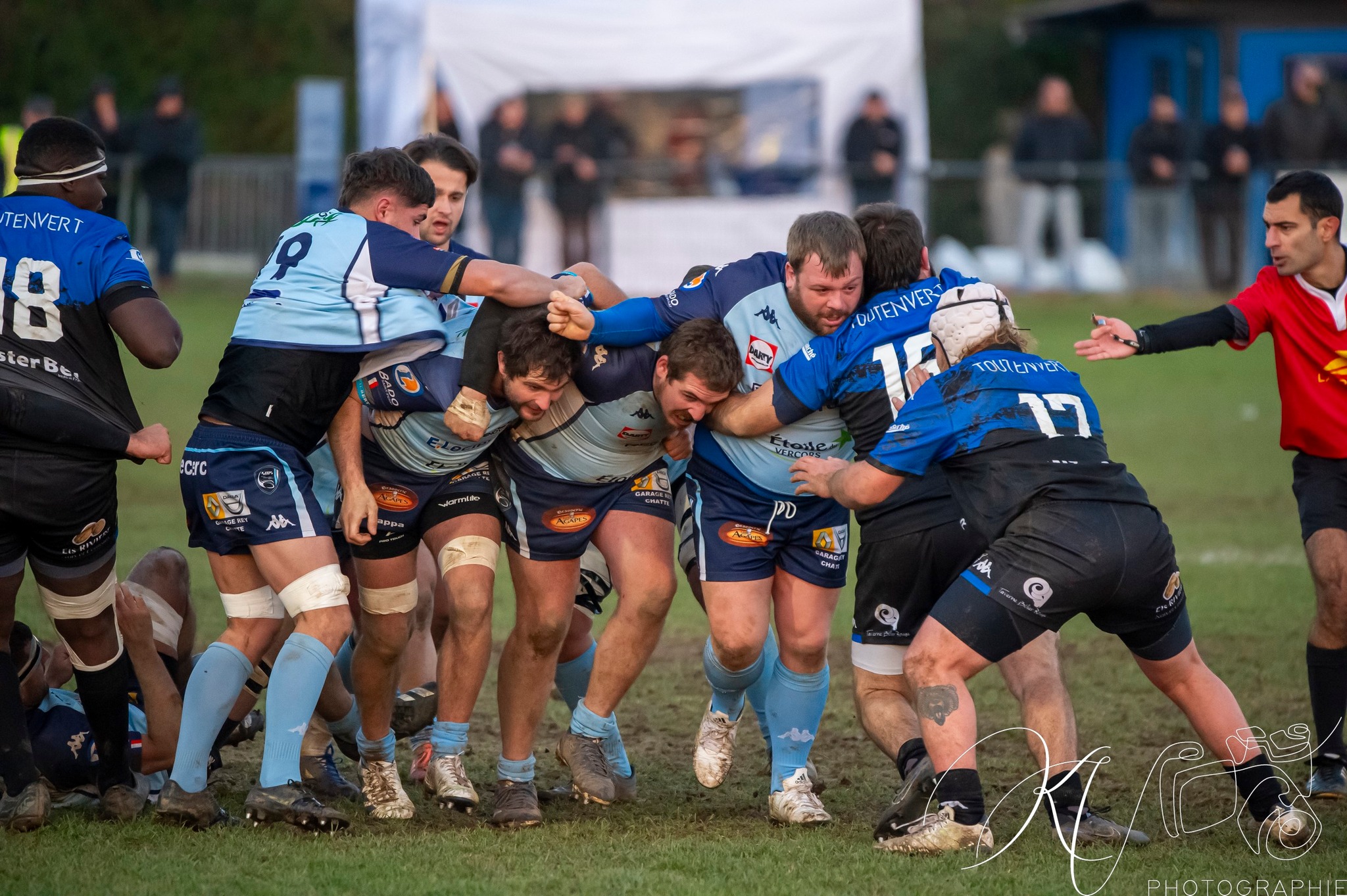  US Vinay - Saint-Marcellin Sports - Rugby - Fed2 2023 - Vinnay vs Saint-Marcellin (#F223USVSMS12) Photo by: Karine Valentin | Siuxy Sports 2023-12-03