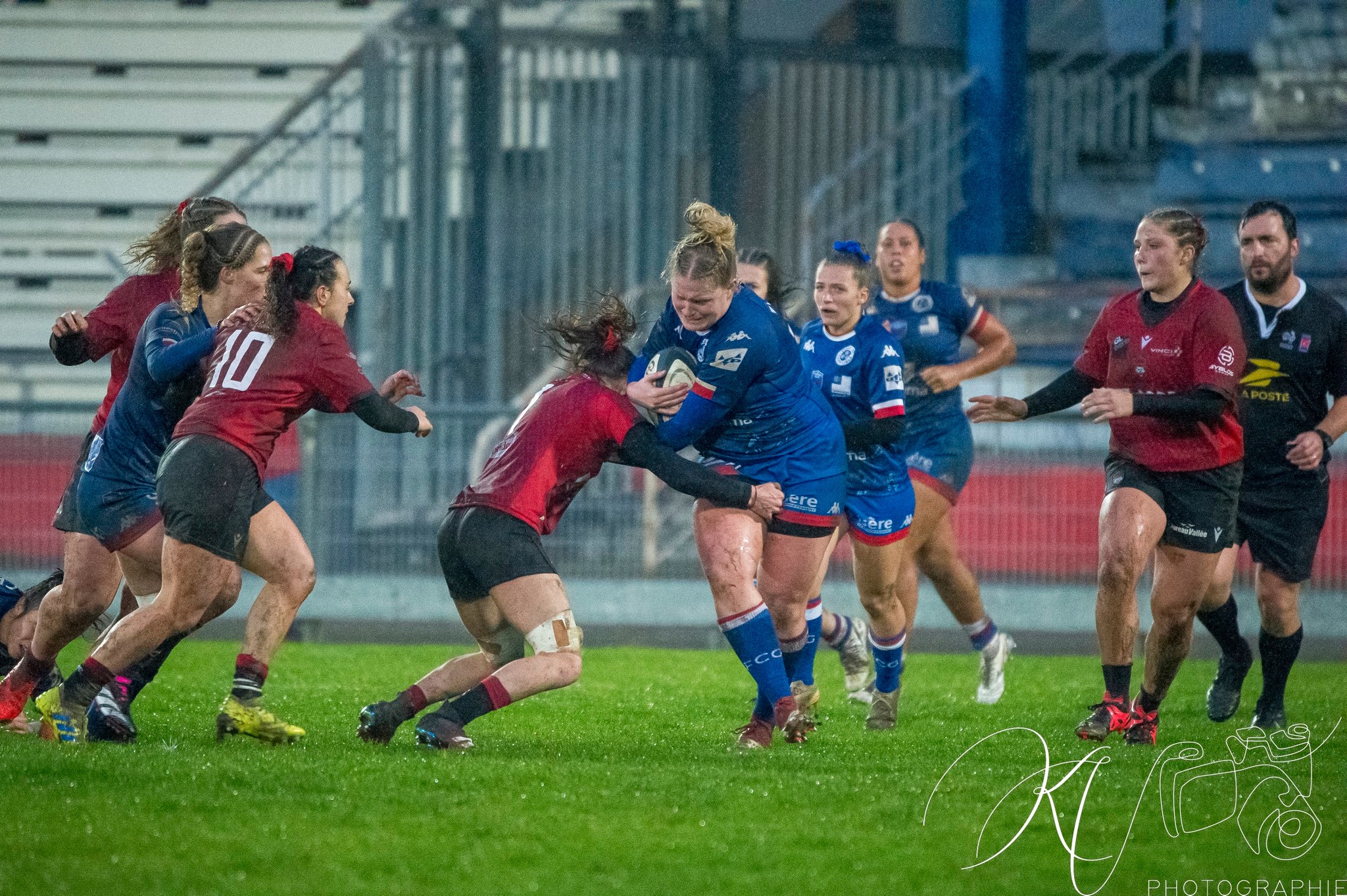  FC Grenoble Rugby - Lyon Olympique Universitaire - Rugby - Elite 1 2023 - FC Grenoble (17) vs (12) Lyon O.U. (#EL123FCGLOU12) Photo by: Karine Valentin | Siuxy Sports 2023-12-09