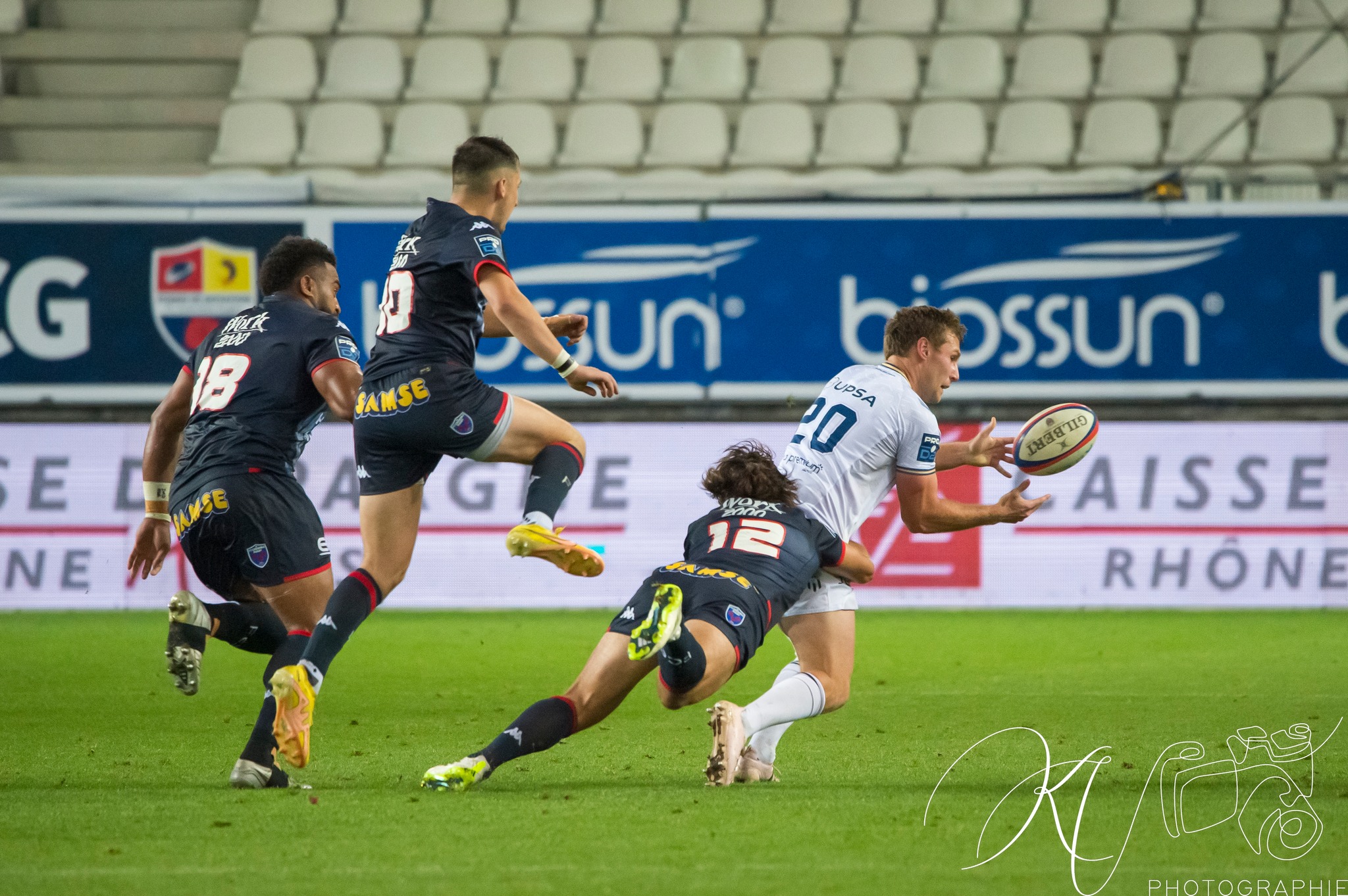  FC Grenoble Rugby - SU Agen - Rugby - Pro D2 - FC Grenoble (24) vs (19) SU Agen (#2023PROD2FCGSUA09) Photo by: Karine Valentin | Siuxy Sports 2023-09-27