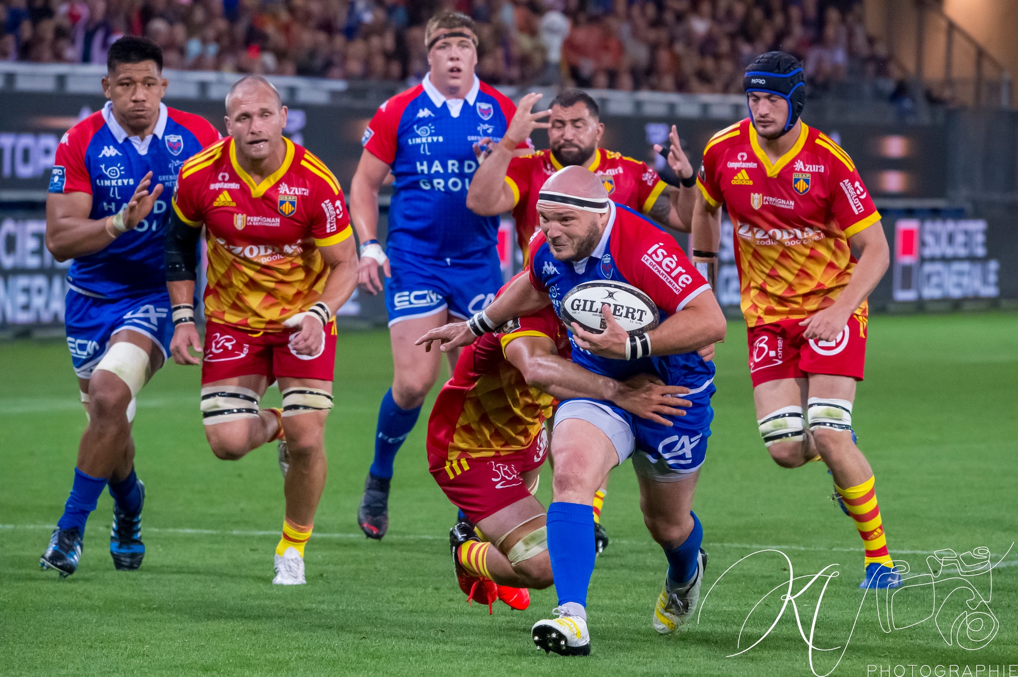 FC Grenoble Rugby - US Arlequins Perpignanais - Rugby - 2023 - Access Match - FC Grenoble (19) vs (33) US Arlequins Perpignananais (#2023FCGUSAP06) Photo by: Karine Valentin | Siuxy Sports 2023-06-03