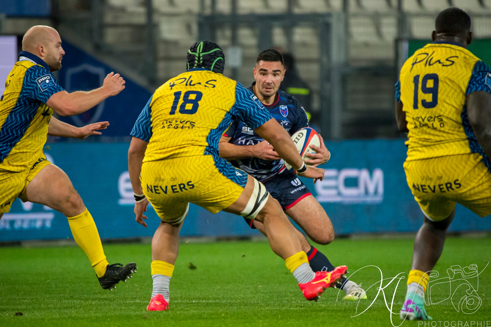  FC Grenoble Rugby - USON Nevers - Rugby - PRO D2 - FC Grenoble (27) VS (37) USON (#PD2FCGUSO12) Photo by: Karine Valentin | Siuxy Sports 2023-12-15
