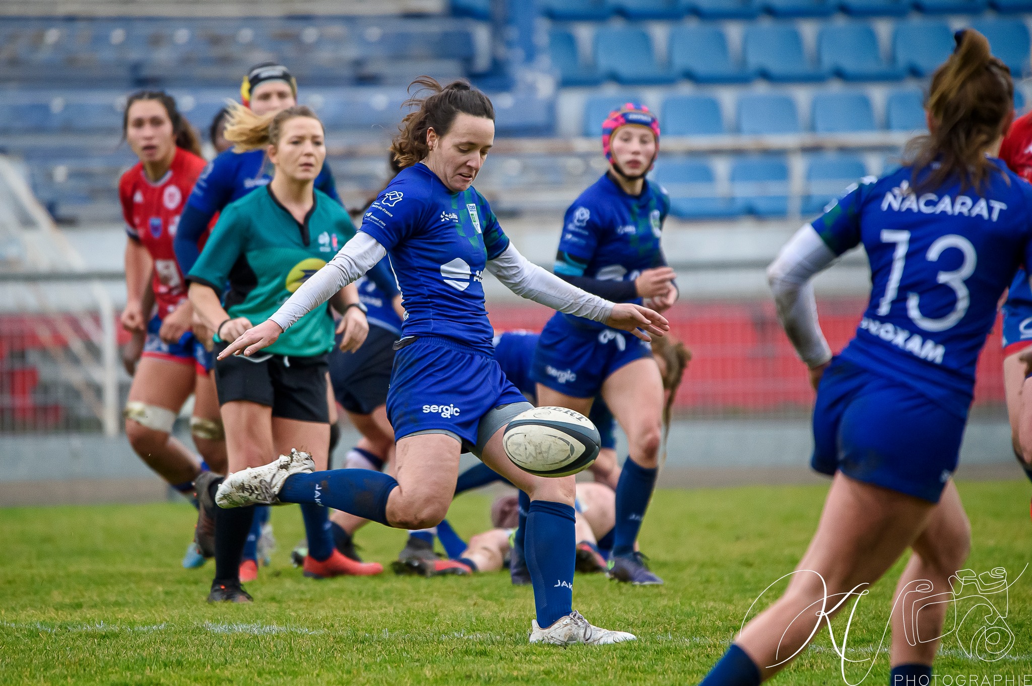  FC Grenoble Rugby - Lille Métropole Rugby Club Villeneuvois - Rugby - FCG Amazones (18) VS (16) LMRCV (#2023FCGvsLMRCV01) Photo by: Karine Valentin | Siuxy Sports 2023-01-08
