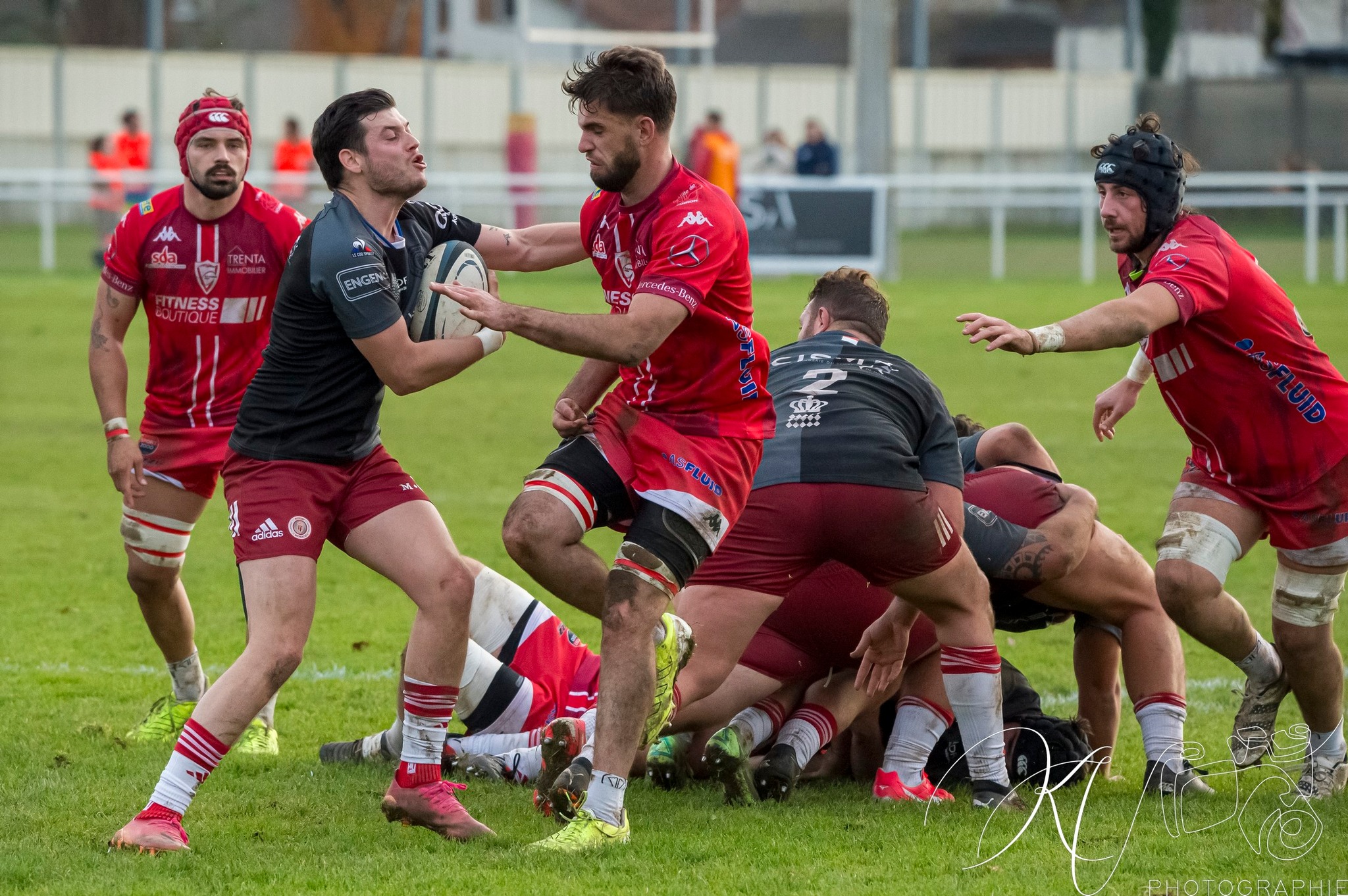  Stade Olympique Voironnais - AS Monaco Rugby - Rugby - Fed2 2023 - Voiron (29) vs (26) Monaco (#F223VOIMON12) Photo by: Karine Valentin | Siuxy Sports 2023-12-10