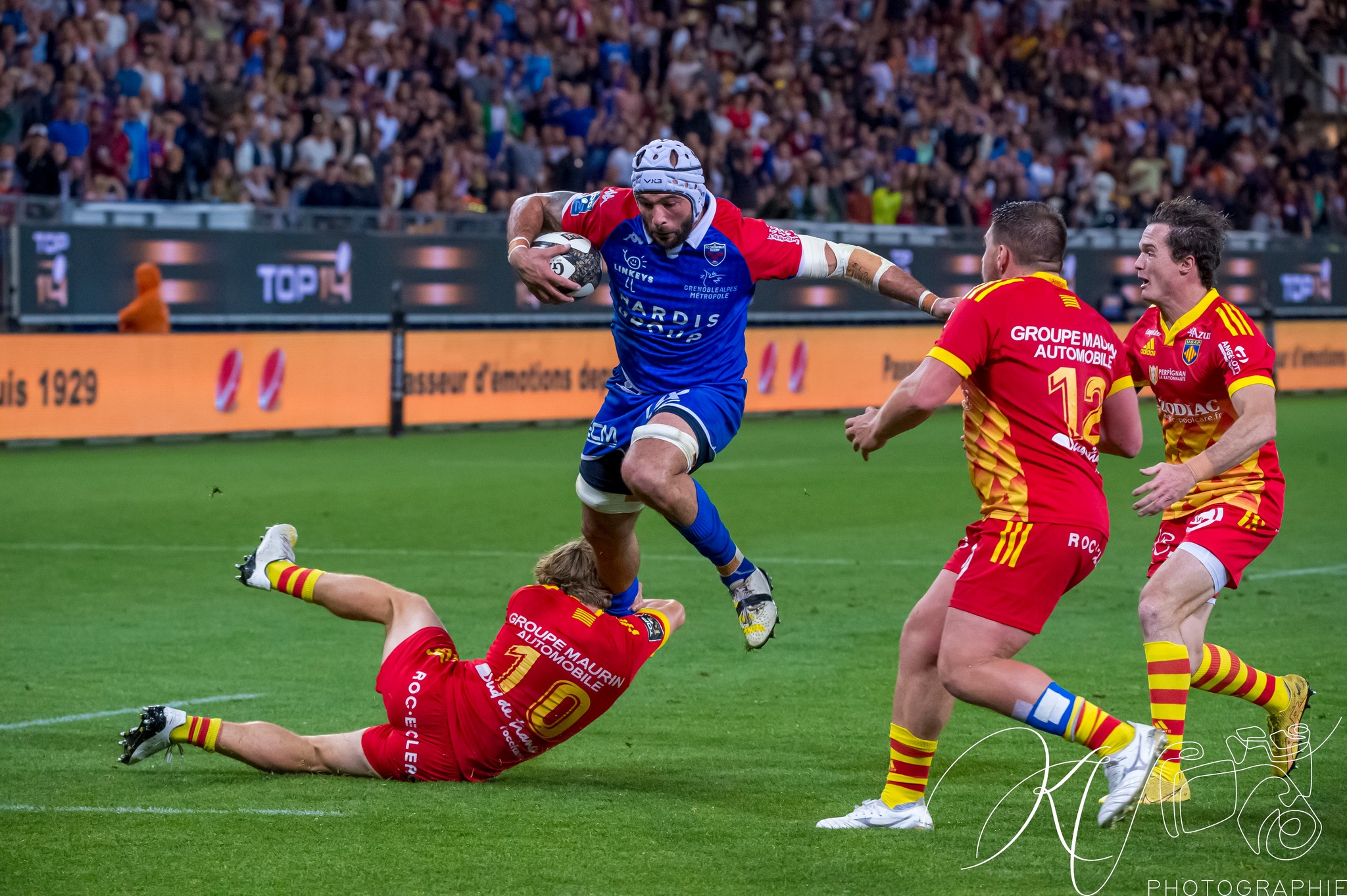  FC Grenoble Rugby - US Arlequins Perpignanais - Rugby - 2023 - Access Match - FC Grenoble (19) vs (33) US Arlequins Perpignananais (#2023FCGUSAP06) Photo by: Karine Valentin | Siuxy Sports 2023-06-03