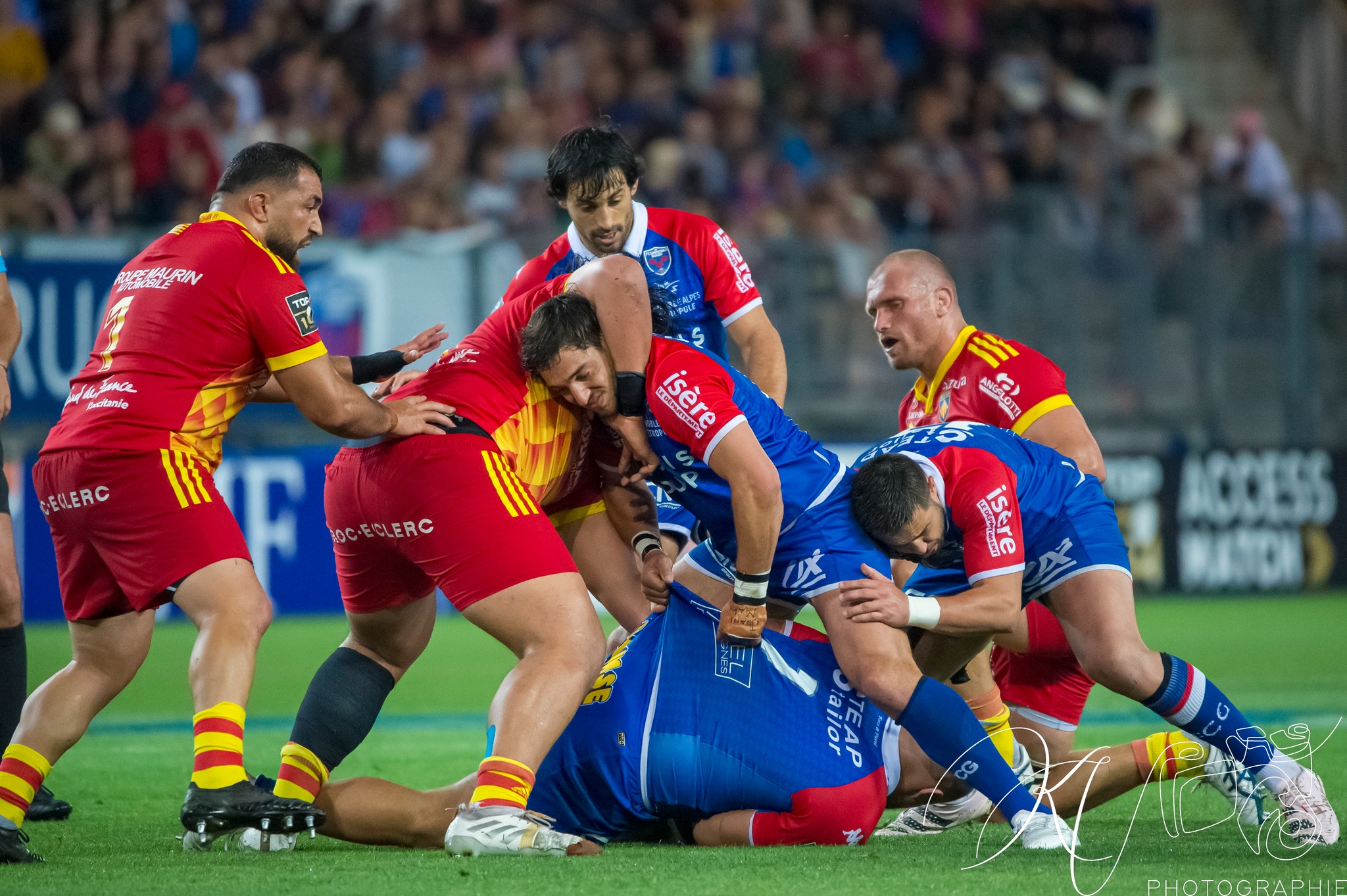 FC Grenoble Rugby - US Arlequins Perpignanais - Rugby - 2023 - Access Match - FC Grenoble (19) vs (33) US Arlequins Perpignananais (#2023FCGUSAP06) Photo by: Karine Valentin | Siuxy Sports 2023-06-03