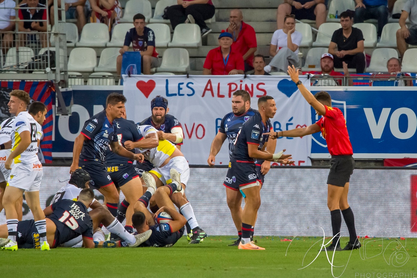  FC Grenoble Rugby - Stade Montois - Rugby - FC Grenoble (30) VS (25) Stade Montois (#2023FCGSM08) Photo by: Karine Valentin | Siuxy Sports 2023-08-18