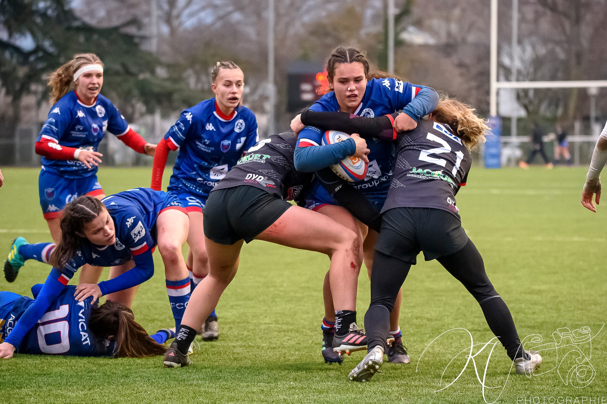  FC Grenoble Rugby - US Oyonnax Rugby - Rugby - U18 FCG Amazones (24) vs (15) Oyonnax Rugby (#U18GREOYO01) Photo by: Karine Valentin | Siuxy Sports 2023-01-29