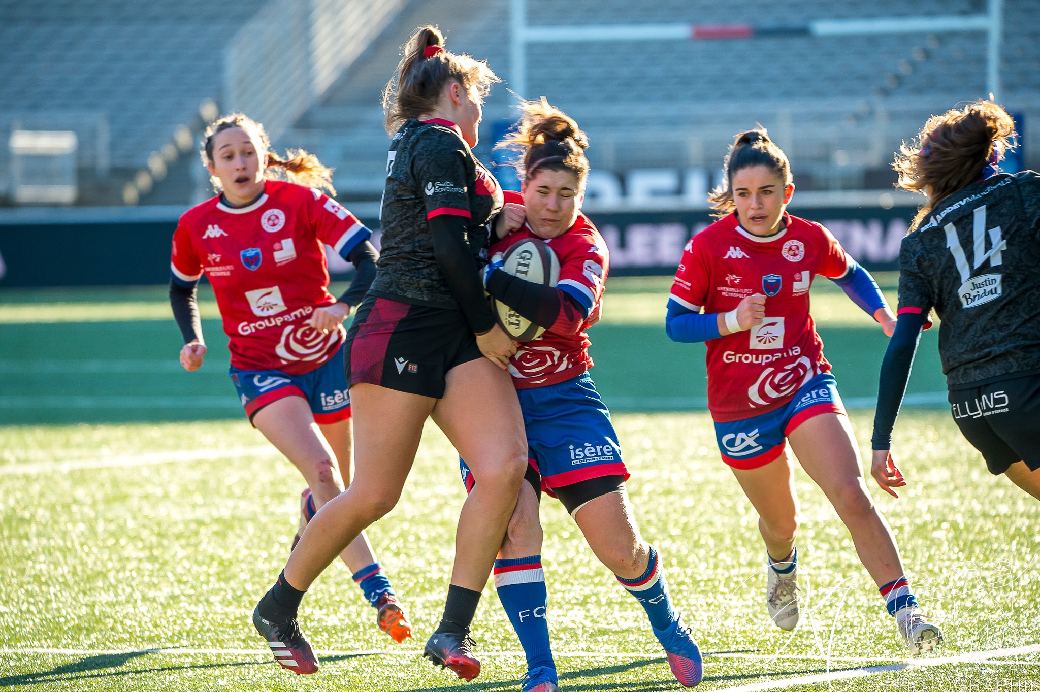  Lyon Olympique Universitaire - FC Grenoble Rugby - Rugby - LOU (0) vs (26) Amazones FC Grenoble (#2023LOUvFCGr01) Photo by: Karine Valentin | Siuxy Sports 2023-01-21