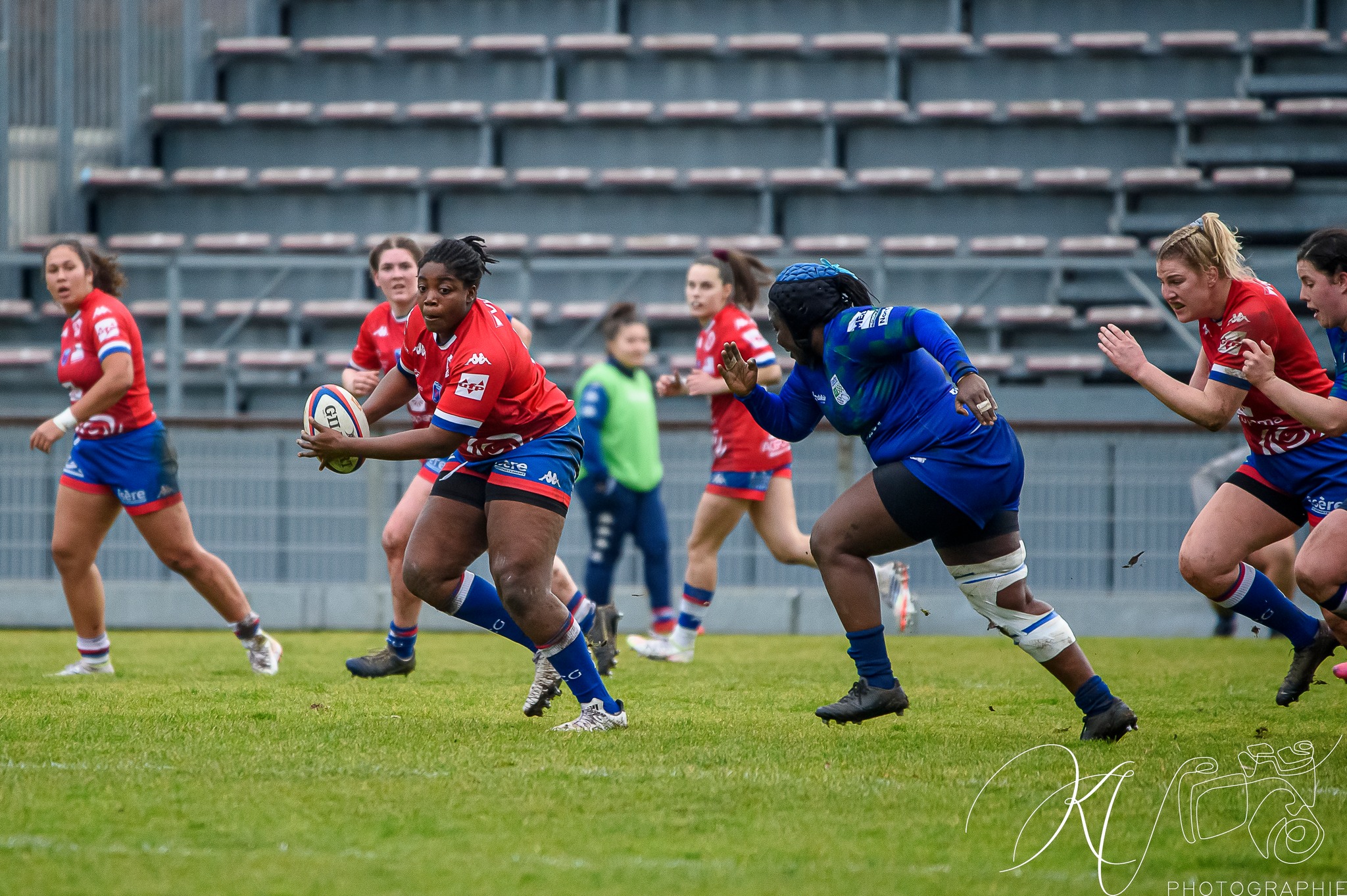  FC Grenoble Rugby - Lille Métropole Rugby Club Villeneuvois - Rugby - FCG Amazones (18) VS (16) LMRCV (#2023FCGvsLMRCV01) Photo by: Karine Valentin | Siuxy Sports 2023-01-08