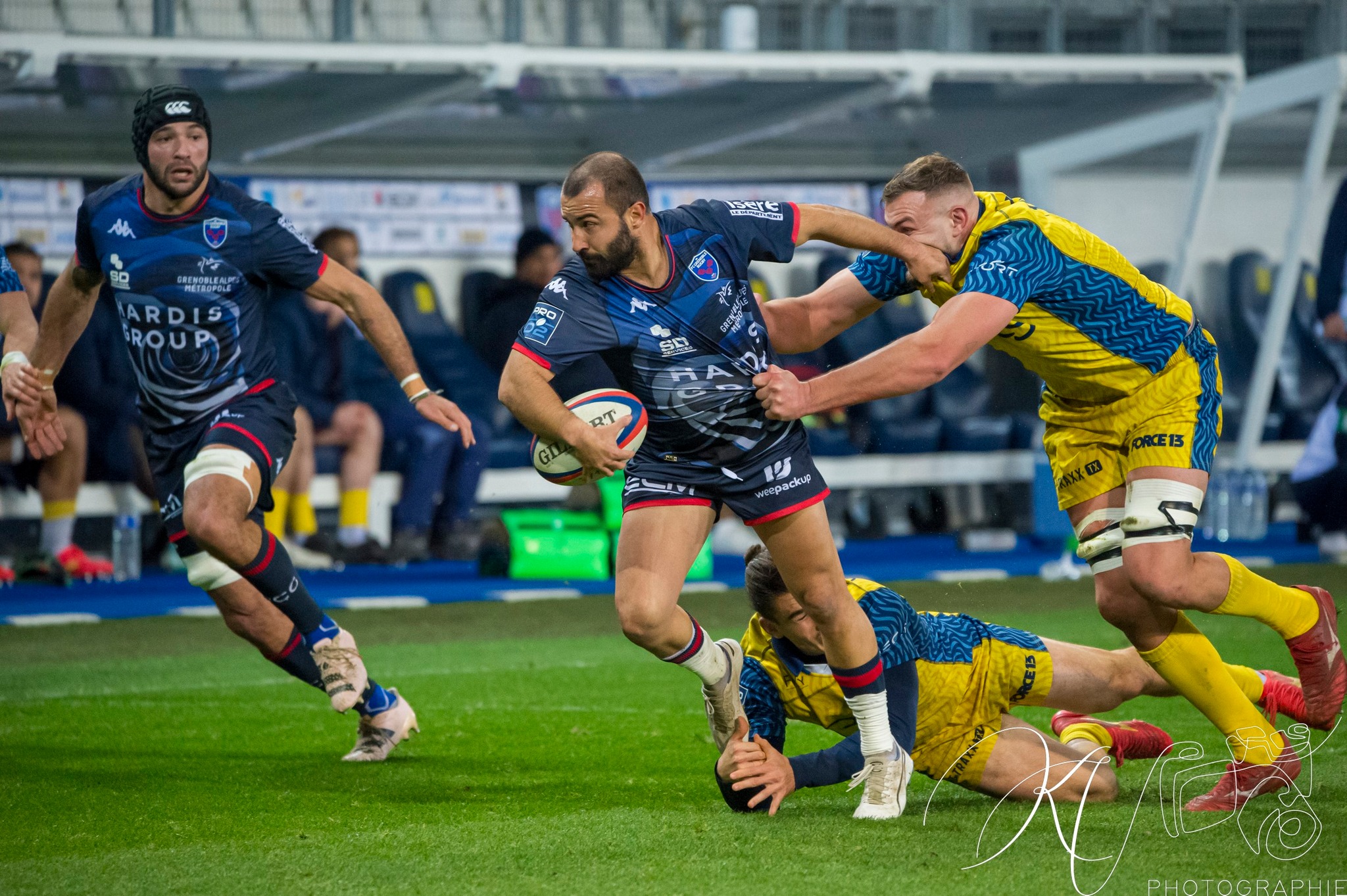  FC Grenoble Rugby - USON Nevers - Rugby - PRO D2 - FC Grenoble (27) VS (37) USON (#PD2FCGUSO12) Photo by: Karine Valentin | Siuxy Sports 2023-12-15