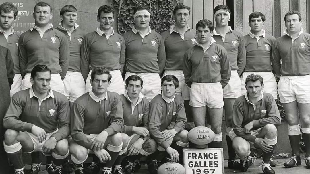  Wales national rugby union team -  - Rugby - 1967 Wales Rugby Team - Against France () Photo by:  | Siuxy Sports 1967-06-01