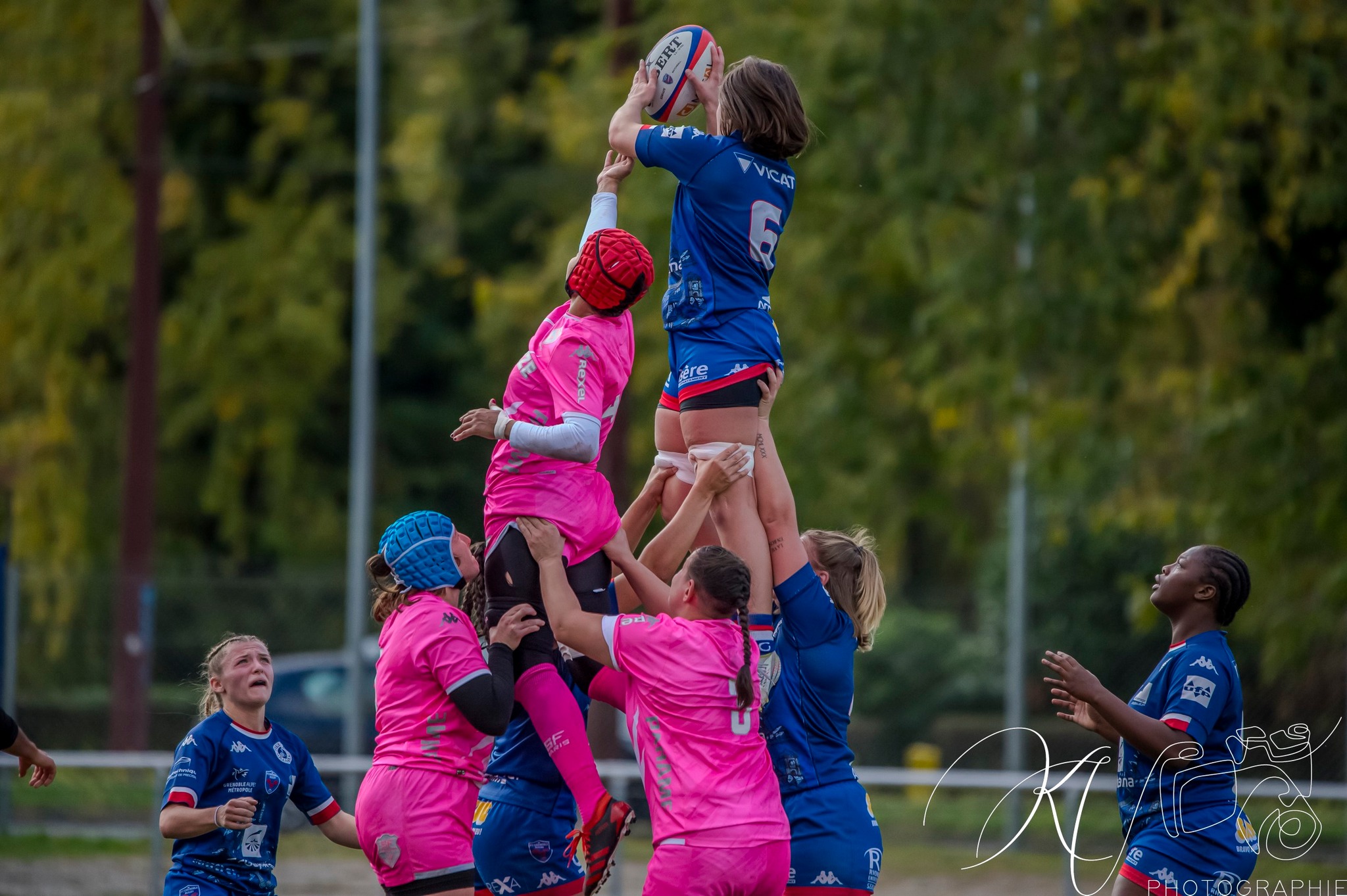  FC Grenoble Rugby - Stade Français - Rugby - Coupe de France Féminine à XV - Amazones (22) vs (14) Stade Français (#2023AmazStadFr11) Photo by: Karine Valentin | Siuxy Sports 2023-11-05