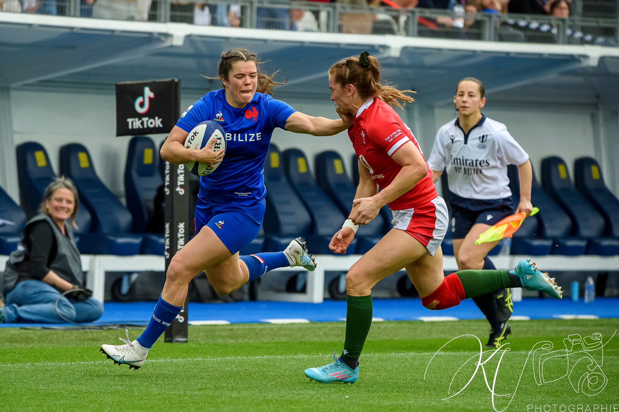  Équipe feminin de France de rugby à XV - Wales national rugby union team (W) - Rugby - 2023 - Tournoi des Six Nations - XV de France Féminin (39) vs (14) Pays de Galles (#20236NFRAPDG04) Photo by: Karine Valentin | Siuxy Sports 2023-04-23