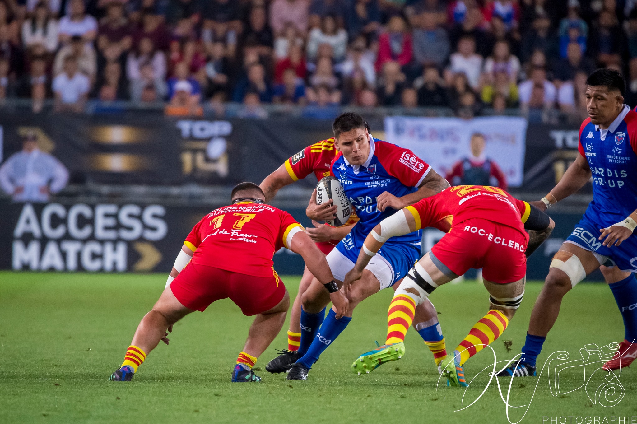  FC Grenoble Rugby - US Arlequins Perpignanais - Rugby - 2023 - Access Match - FC Grenoble (19) vs (33) US Arlequins Perpignananais (#2023FCGUSAP06) Photo by: Karine Valentin | Siuxy Sports 2023-06-03