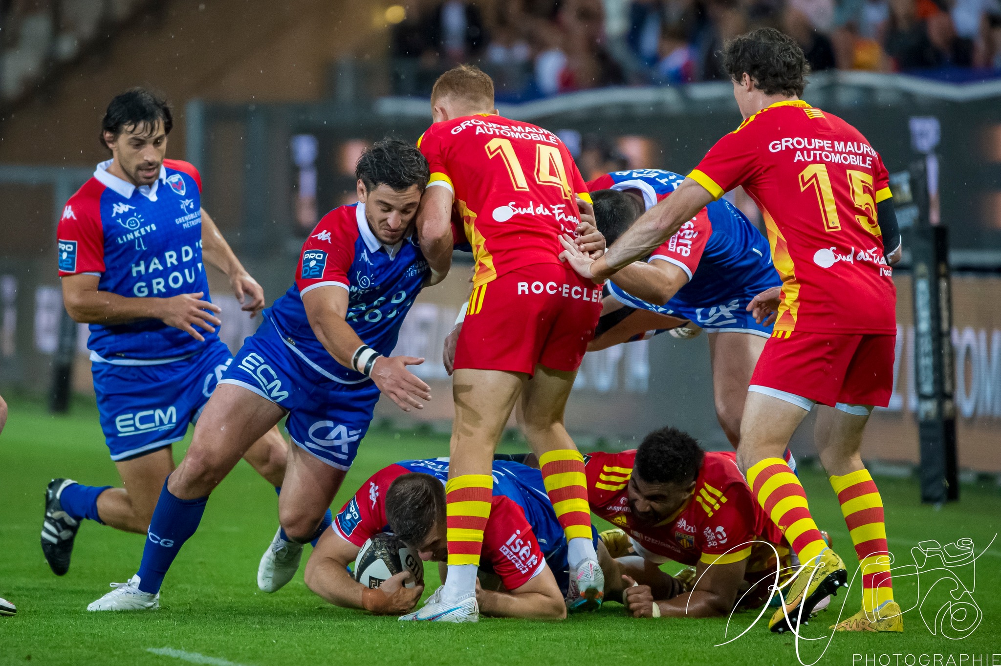  FC Grenoble Rugby - US Arlequins Perpignanais - Rugby - 2023 - Access Match - FC Grenoble (19) vs (33) US Arlequins Perpignananais (#2023FCGUSAP06) Photo by: Karine Valentin | Siuxy Sports 2023-06-03