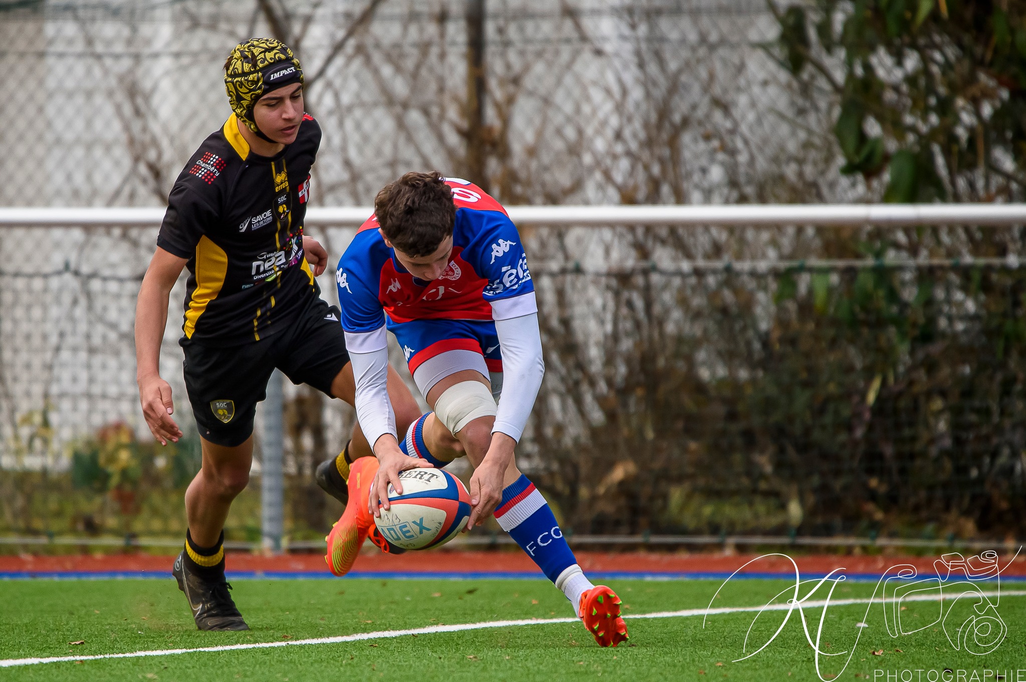  FC Grenoble Rugby - Stade Olympique de Chambéry rugby - Rugby - Alamercery (Amical) - FCG vs SOC (#2023AlamFCGSOC02) Photo by: Karine Valentin | Siuxy Sports 2023-02-25