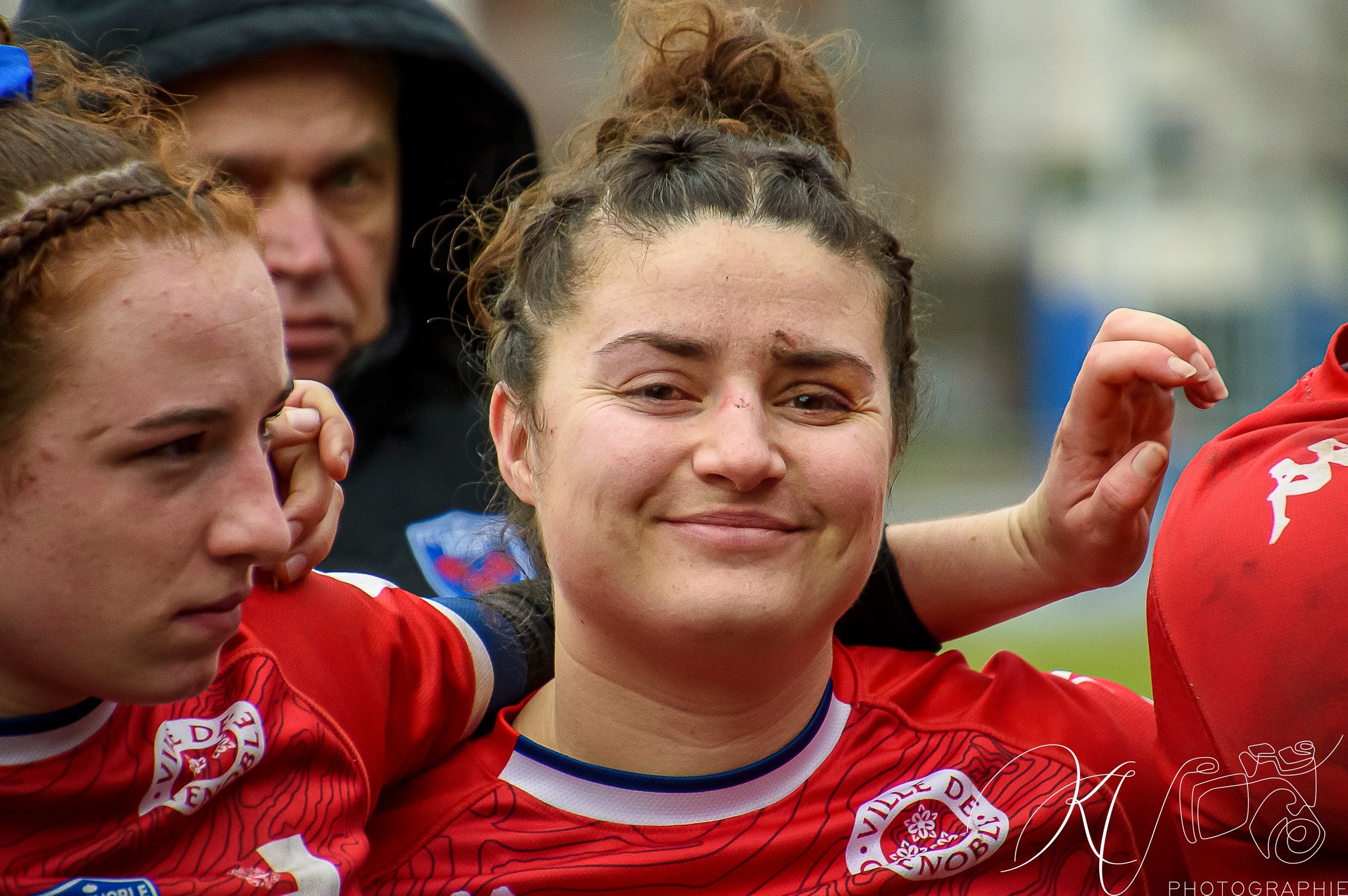 Valentine GUILLET - Florine THIRON -  FC Grenoble Rugby - Lille Métropole Rugby Club Villeneuvois - Rugby - FCG Amazones (18) VS (16) LMRCV (#2023FCGvsLMRCV01) Photo by: Karine Valentin | Siuxy Sports 2023-01-08