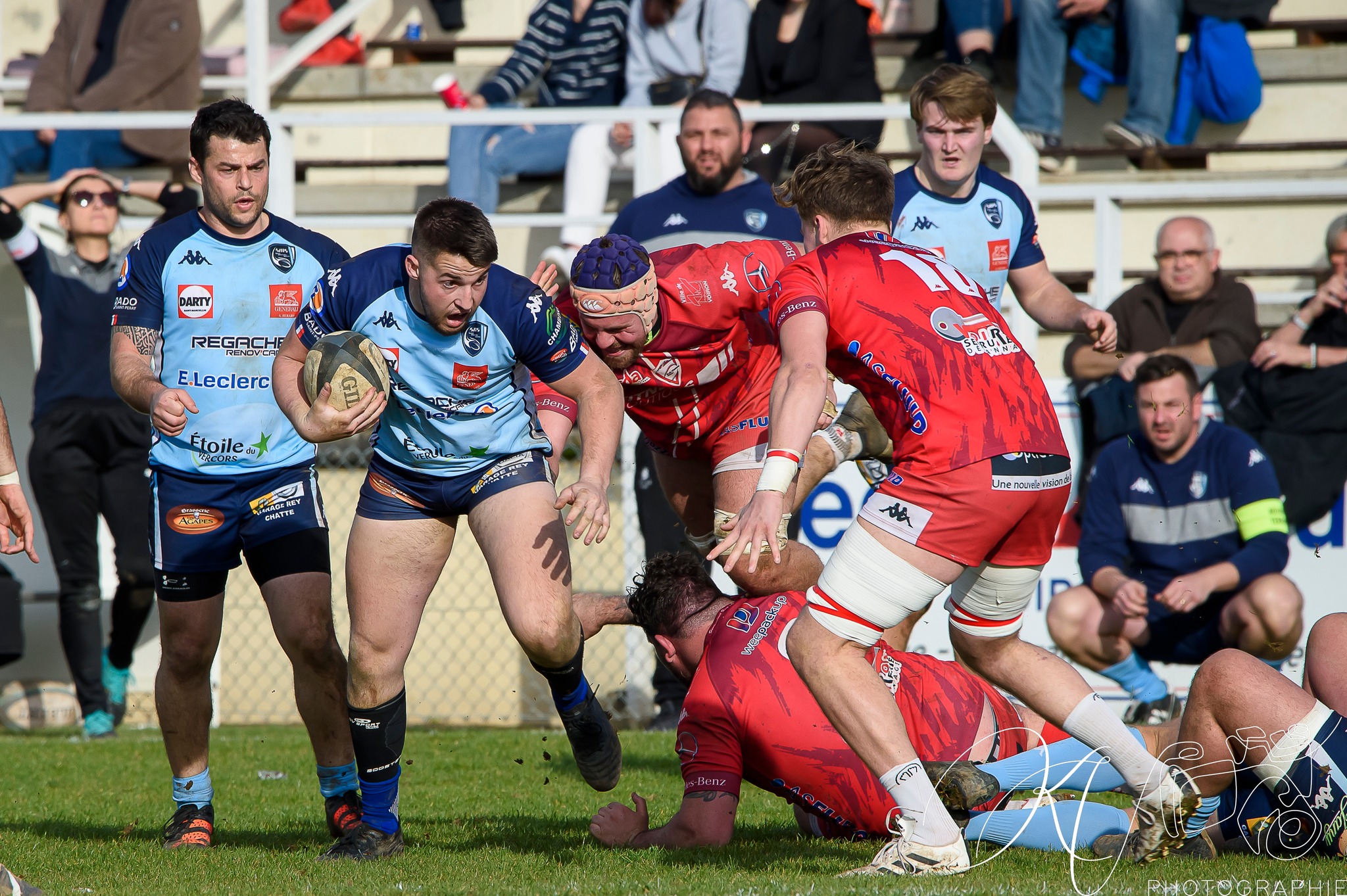  Stade Olympique Voironnais - Saint-Marcellin Sports - Rugby - Stade Olympique Voironnais (28) vs (31) Saint-Marcellin Sports (#2023SOVSMS03) Photo by: Karine Valentin | Siuxy Sports 2023-03-12