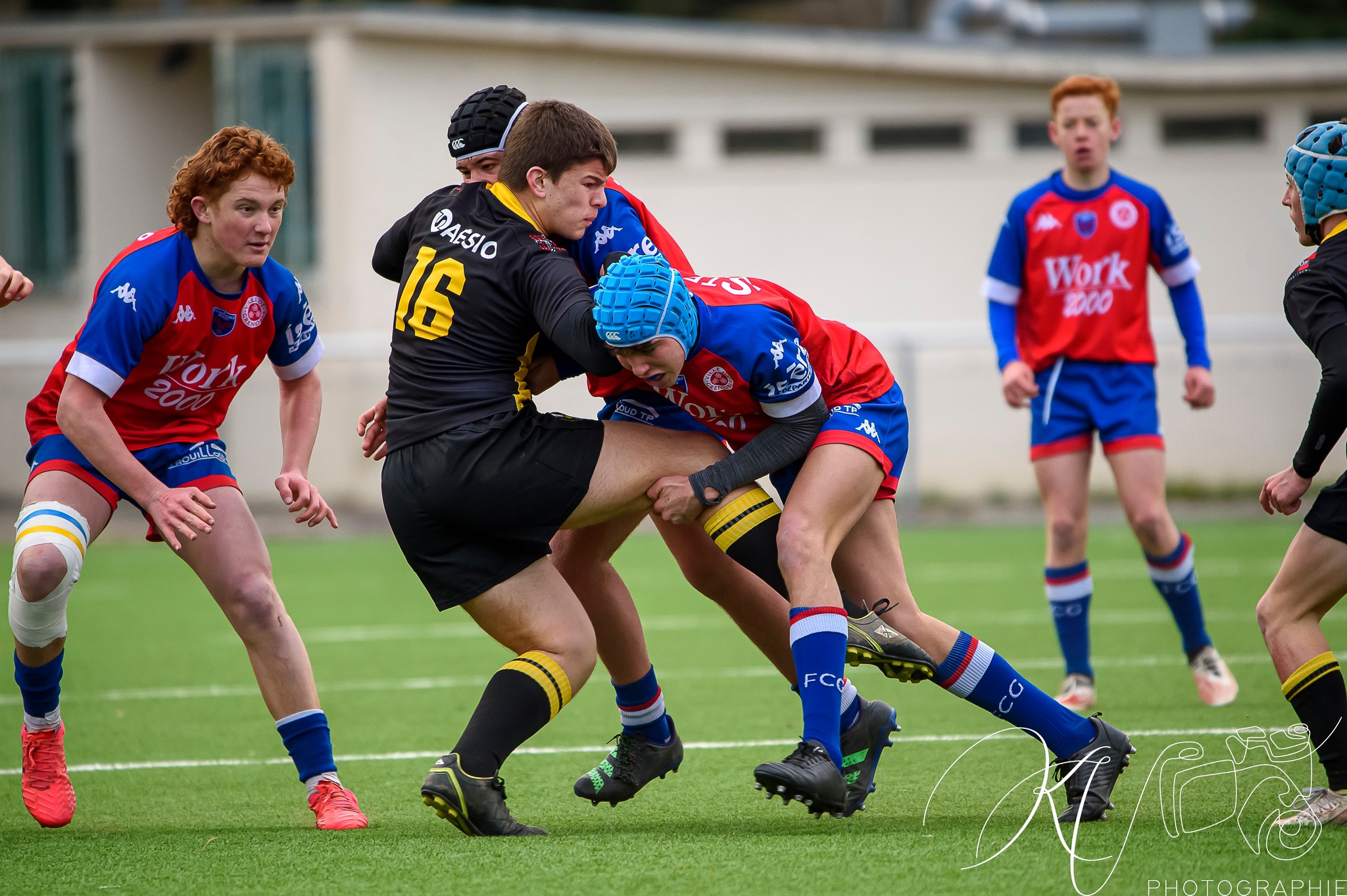  FC Grenoble Rugby - Stade Olympique de Chambéry rugby - Rugby - Alamercery (Amical) - FCG vs SOC (#2023AlamFCGSOC02) Photo by: Karine Valentin | Siuxy Sports 2023-02-25
