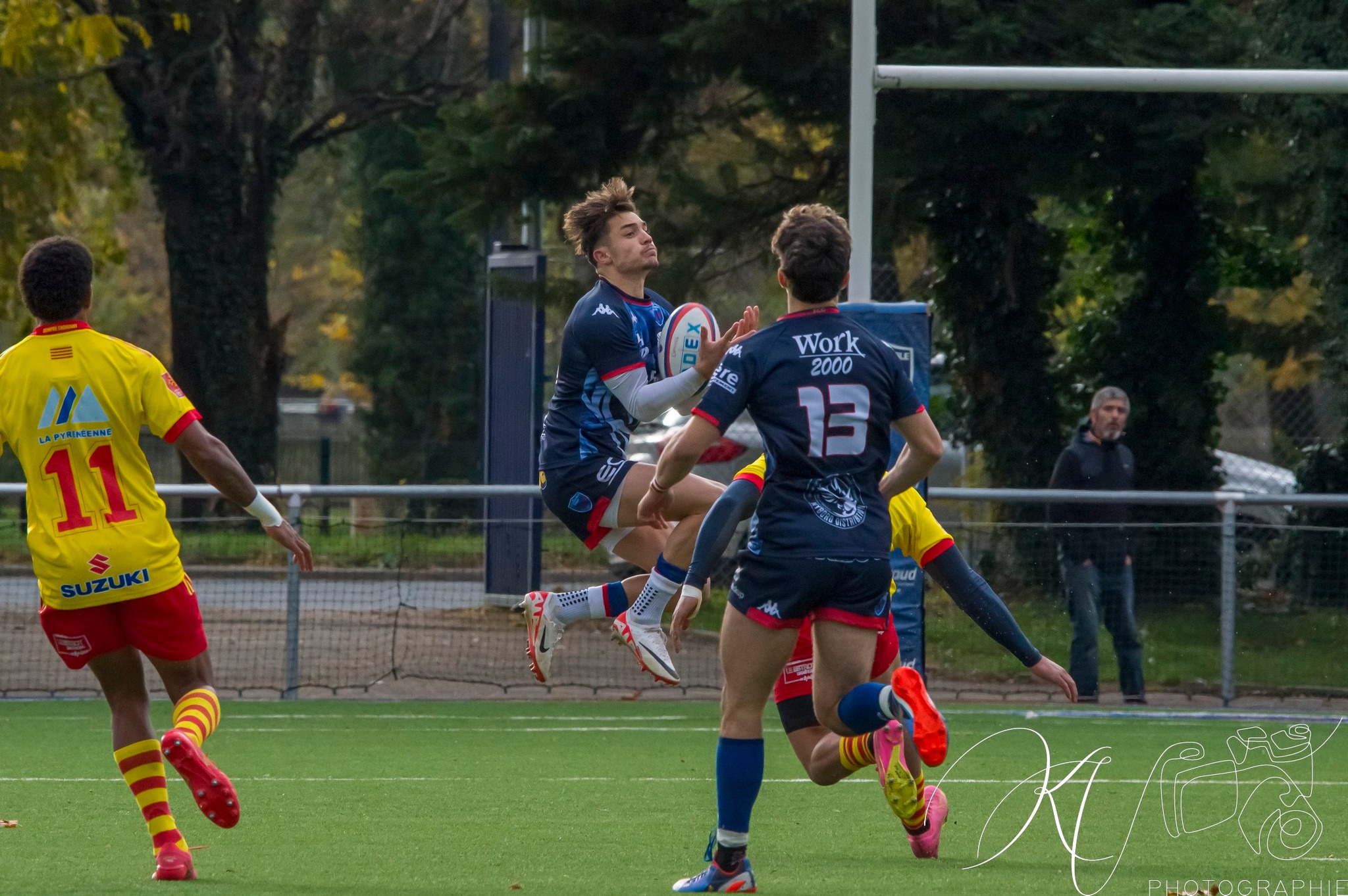  FC Grenoble Rugby - US Arlequins Perpignanais - Rugby - 2023 Espoirs- FC GRENOBLE VS US Arlequins Perpignanais (#2023ESPFCGUSAP11) Photo by: Karine Valentin | Siuxy Sports 2023-11-23