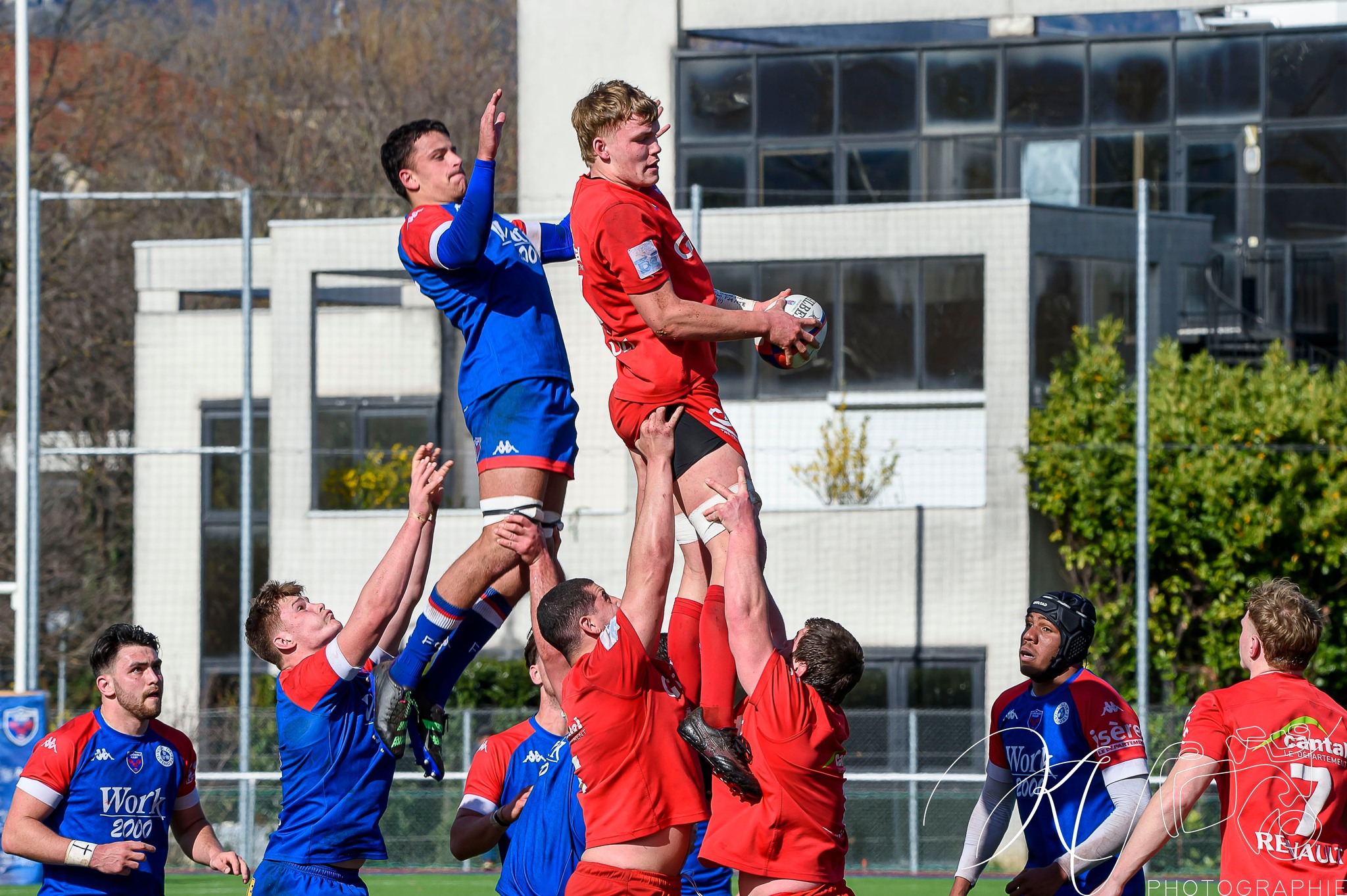  FC Grenoble Rugby - Stade Aurillacois - Rugby - 2023 ESPOIRS FC Grenoble vs Stade Aurillacois (#2023ESPFCGSAU03) Photo by: Karine Valentin | Siuxy Sports 2023-03-26
