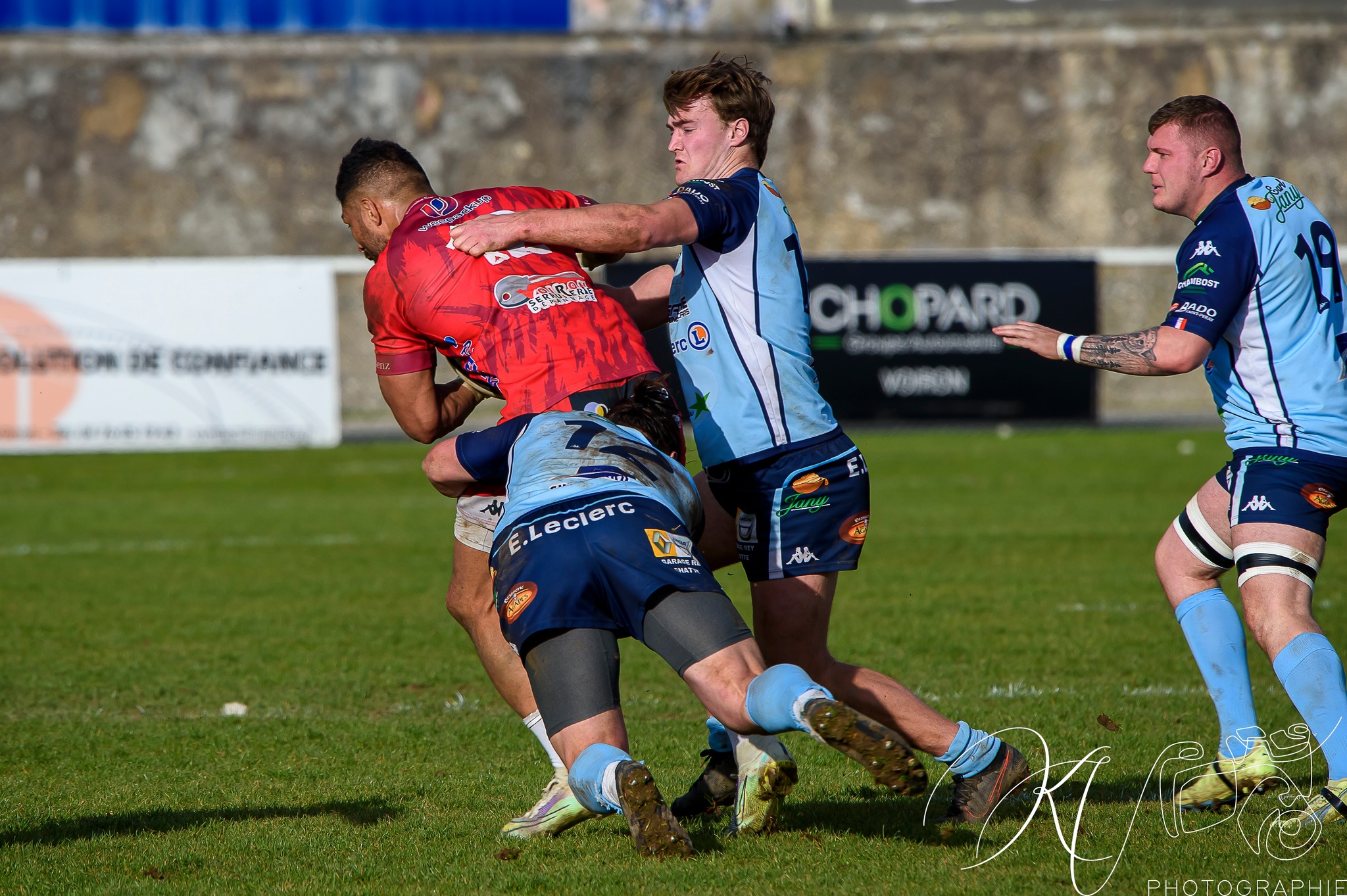  Stade Olympique Voironnais - Saint-Marcellin Sports - Rugby - Stade Olympique Voironnais (28) vs (31) Saint-Marcellin Sports (#2023SOVSMS03) Photo by: Karine Valentin | Siuxy Sports 2023-03-12