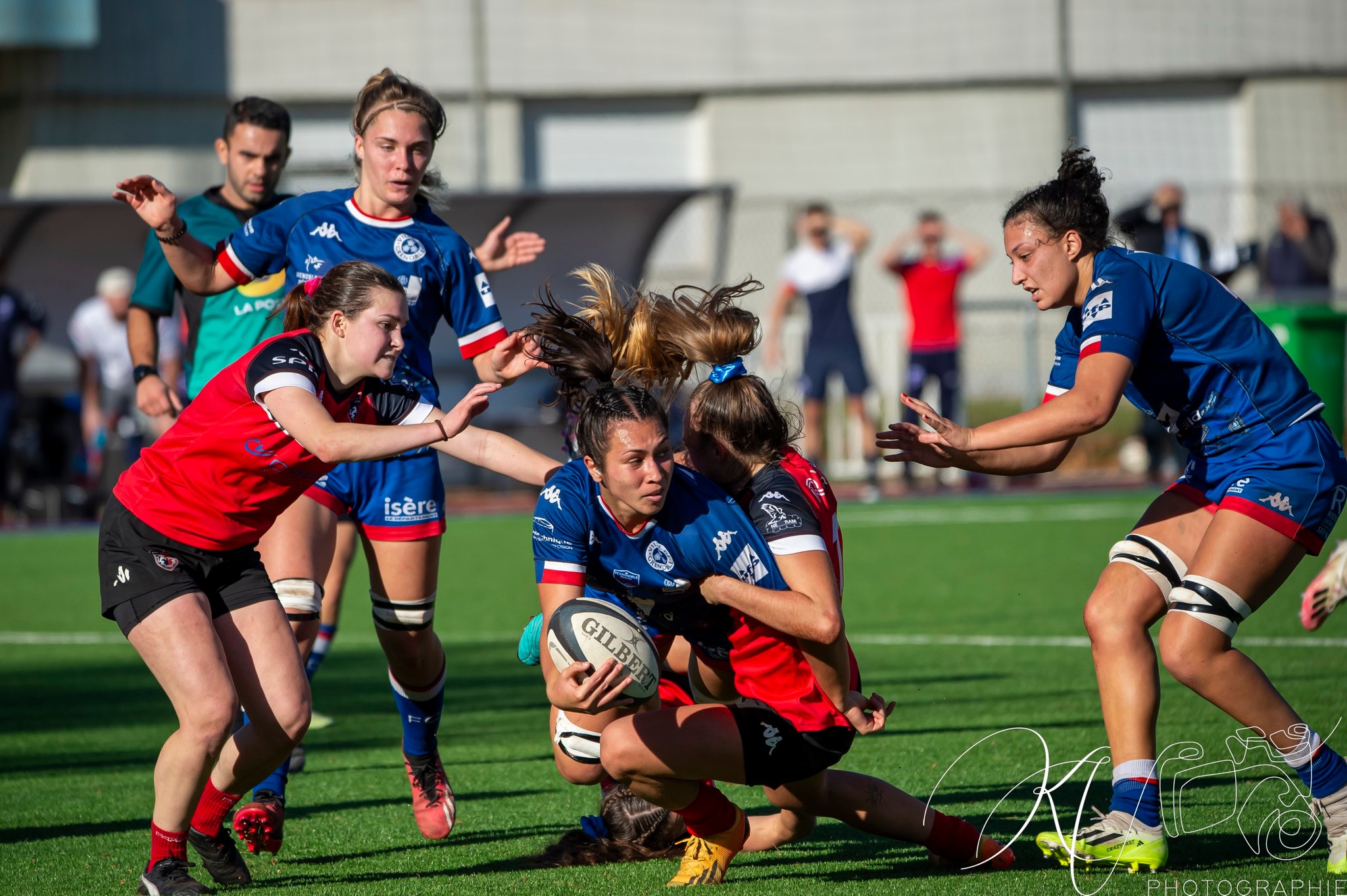  FC Grenoble Rugby - Stade Rennais Rugby - Rugby - Elite 2023 - Amazones FC Grenoble (34) vs (12) Stade Rennais Rugby (#2023FCGSRR11) Photo by: Karine Valentin | Siuxy Sports 2023-11-23
