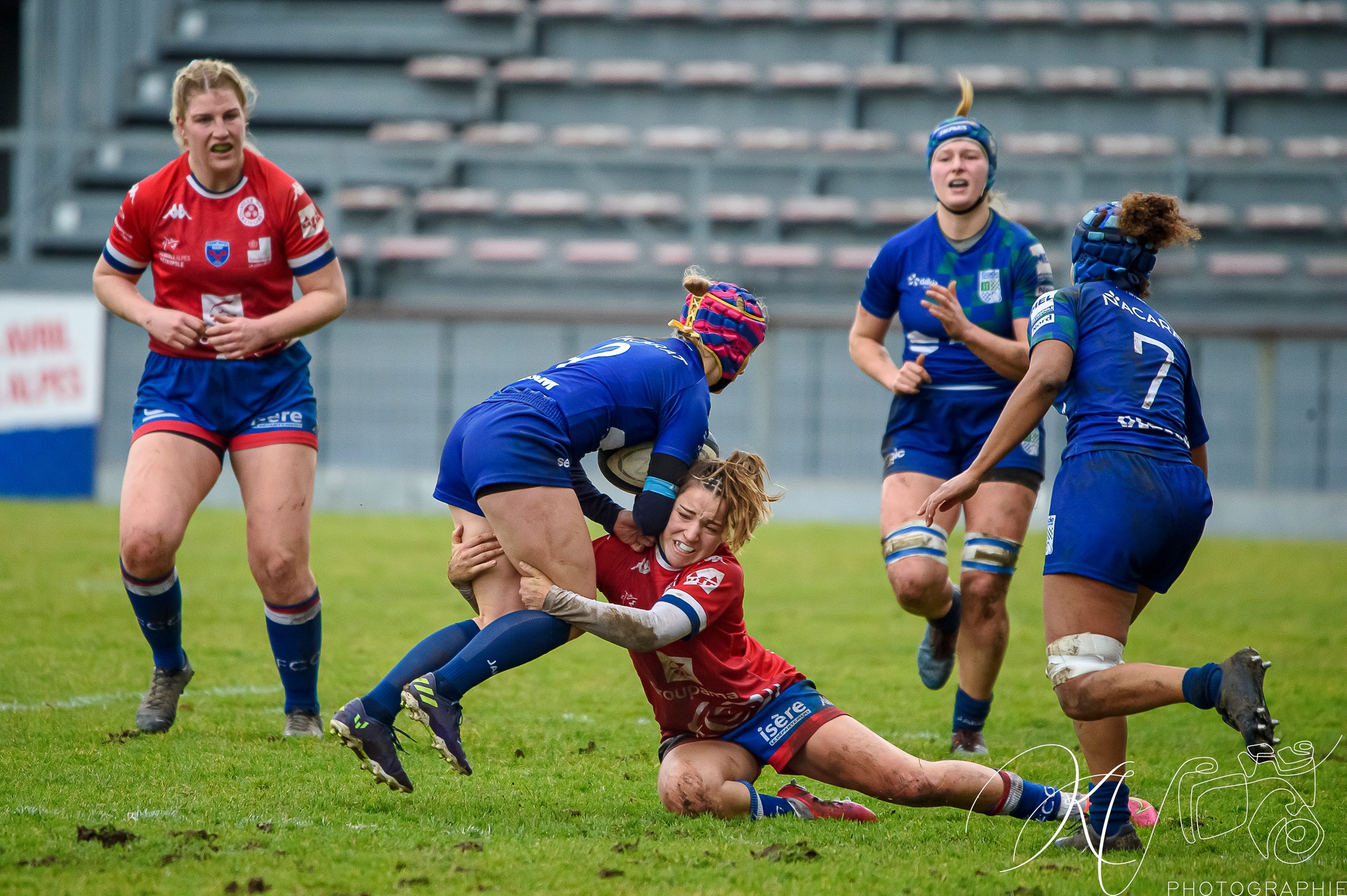 Alexandra CHAMBON -  FC Grenoble Rugby - Lille Métropole Rugby Club Villeneuvois - Rugby - FCG Amazones (18) VS (16) LMRCV (#2023FCGvsLMRCV01) Photo by: Karine Valentin | Siuxy Sports 2023-01-08