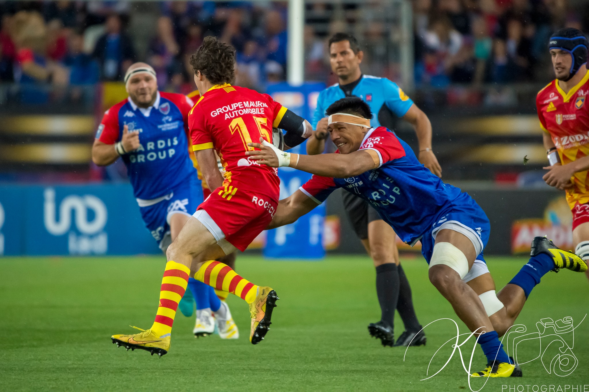  FC Grenoble Rugby - US Arlequins Perpignanais - Rugby - 2023 - Access Match - FC Grenoble (19) vs (33) US Arlequins Perpignananais (#2023FCGUSAP06) Photo by: Karine Valentin | Siuxy Sports 2023-06-03