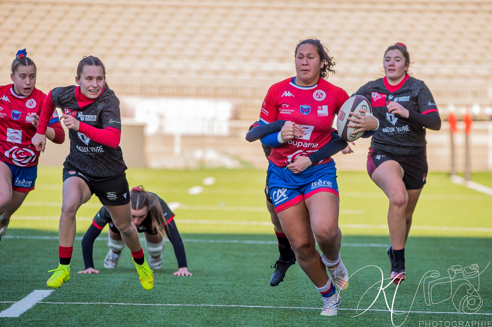  Lyon Olympique Universitaire - FC Grenoble Rugby - Rugby - LOU (0) vs (26) Amazones FC Grenoble (#2023LOUvFCGr01) Photo by: Karine Valentin | Siuxy Sports 2023-01-21