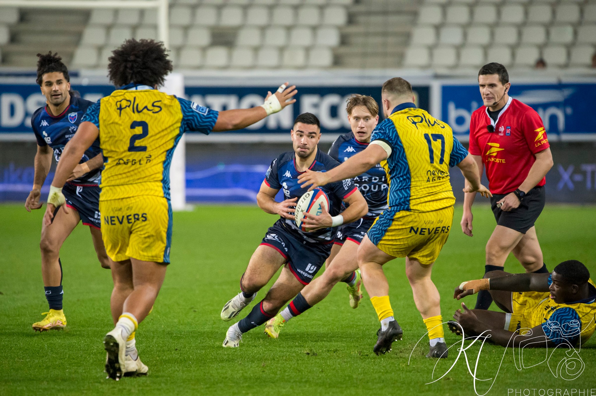  FC Grenoble Rugby - USON Nevers - Rugby - PRO D2 - FC Grenoble (27) VS (37) USON (#PD2FCGUSO12) Photo by: Karine Valentin | Siuxy Sports 2023-12-15