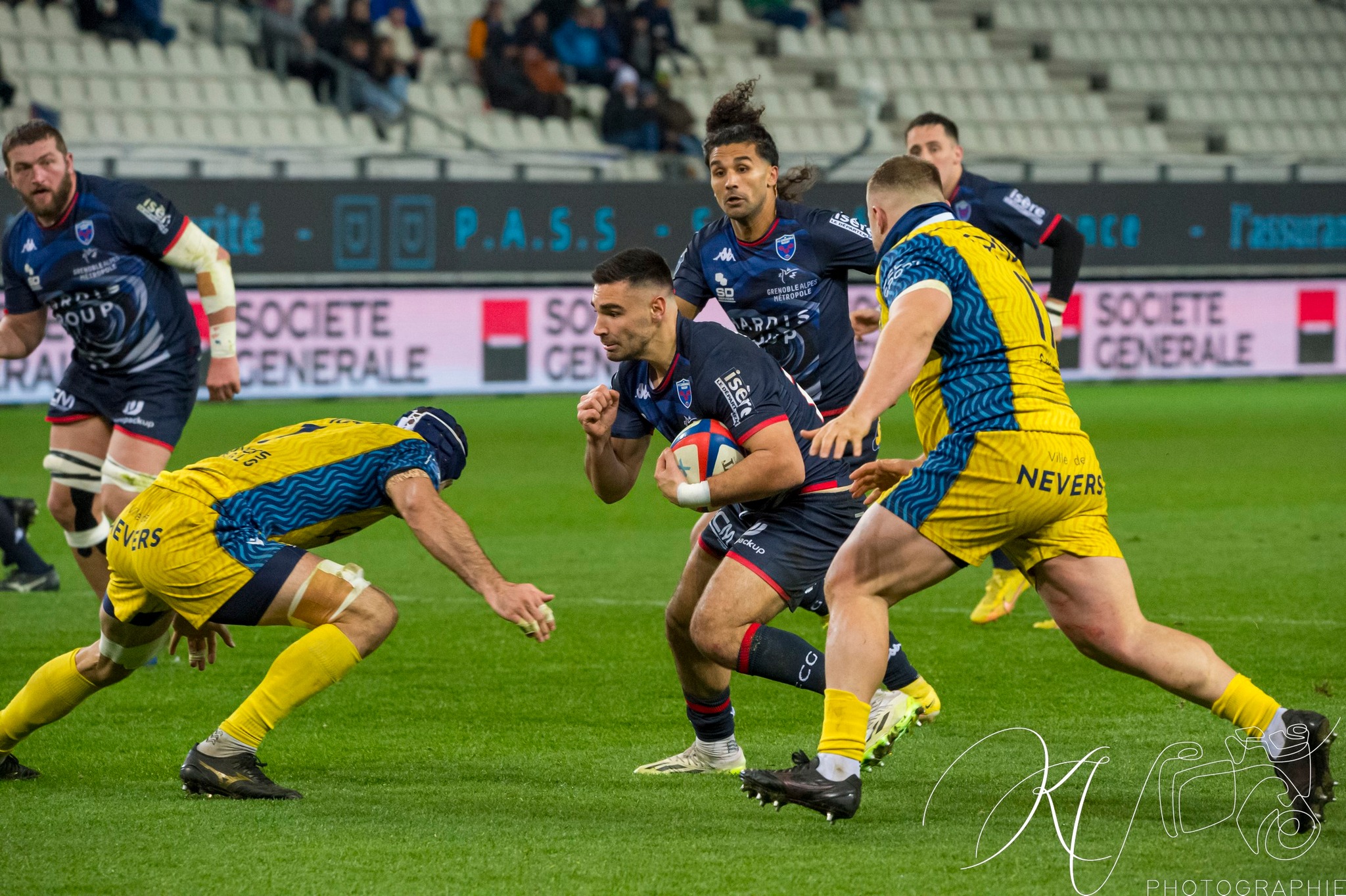  FC Grenoble Rugby - USON Nevers - Rugby - PRO D2 - FC Grenoble (27) VS (37) USON (#PD2FCGUSO12) Photo by: Karine Valentin | Siuxy Sports 2023-12-15