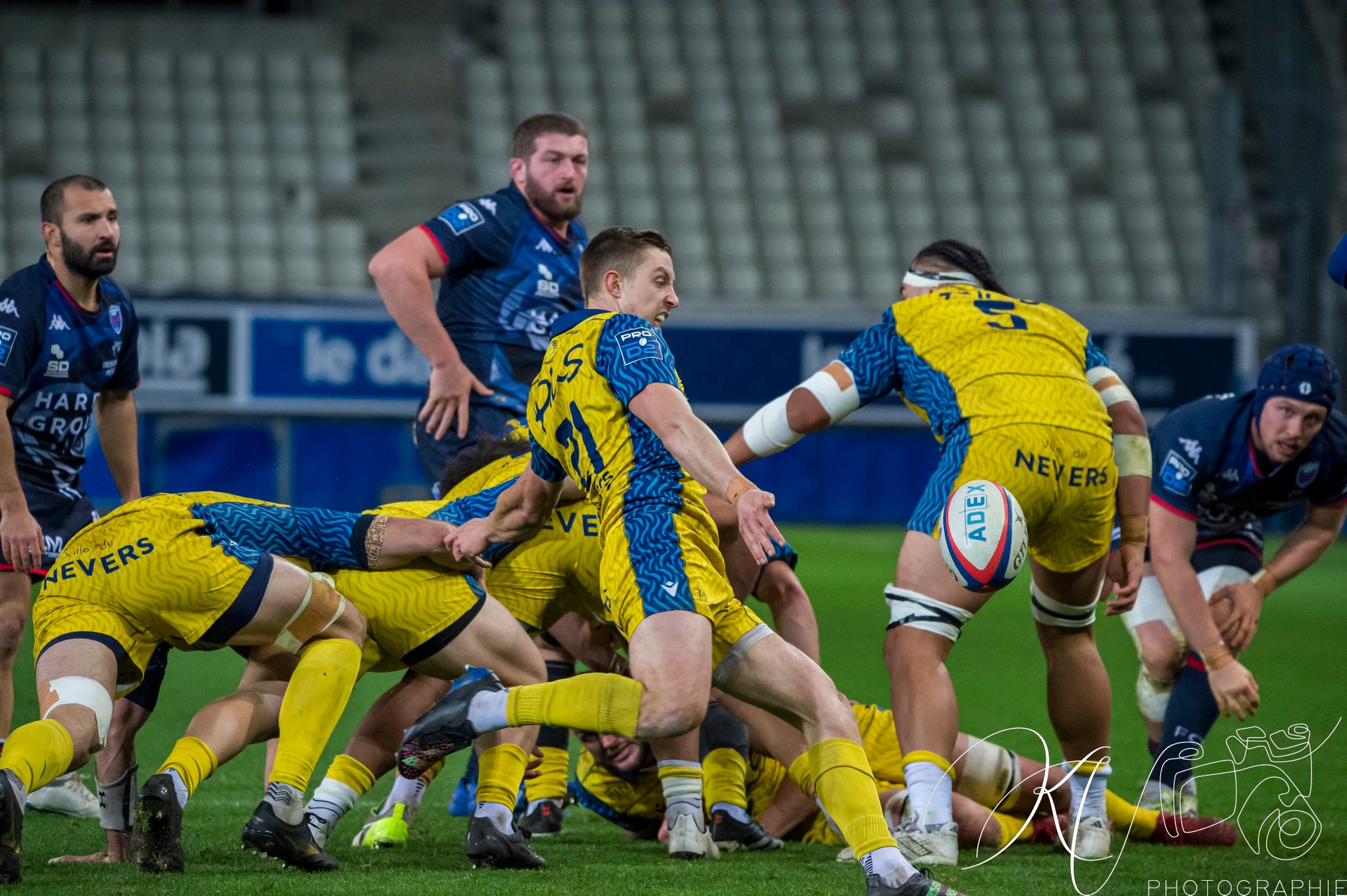  FC Grenoble Rugby - USON Nevers - Rugby - PRO D2 - FC Grenoble (27) VS (37) USON (#PD2FCGUSO12) Photo by: Karine Valentin | Siuxy Sports 2023-12-15