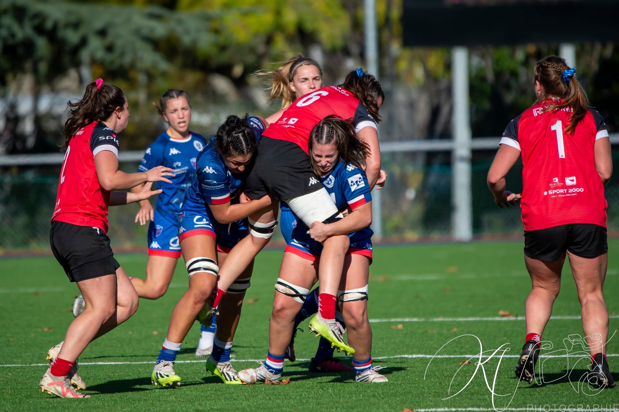  FC Grenoble Rugby - Stade Rennais Rugby - Rugby - Elite 2023 - Amazones FC Grenoble (34) vs (12) Stade Rennais Rugby (#2023FCGSRR11) Photo by: Karine Valentin | Siuxy Sports 2023-11-23