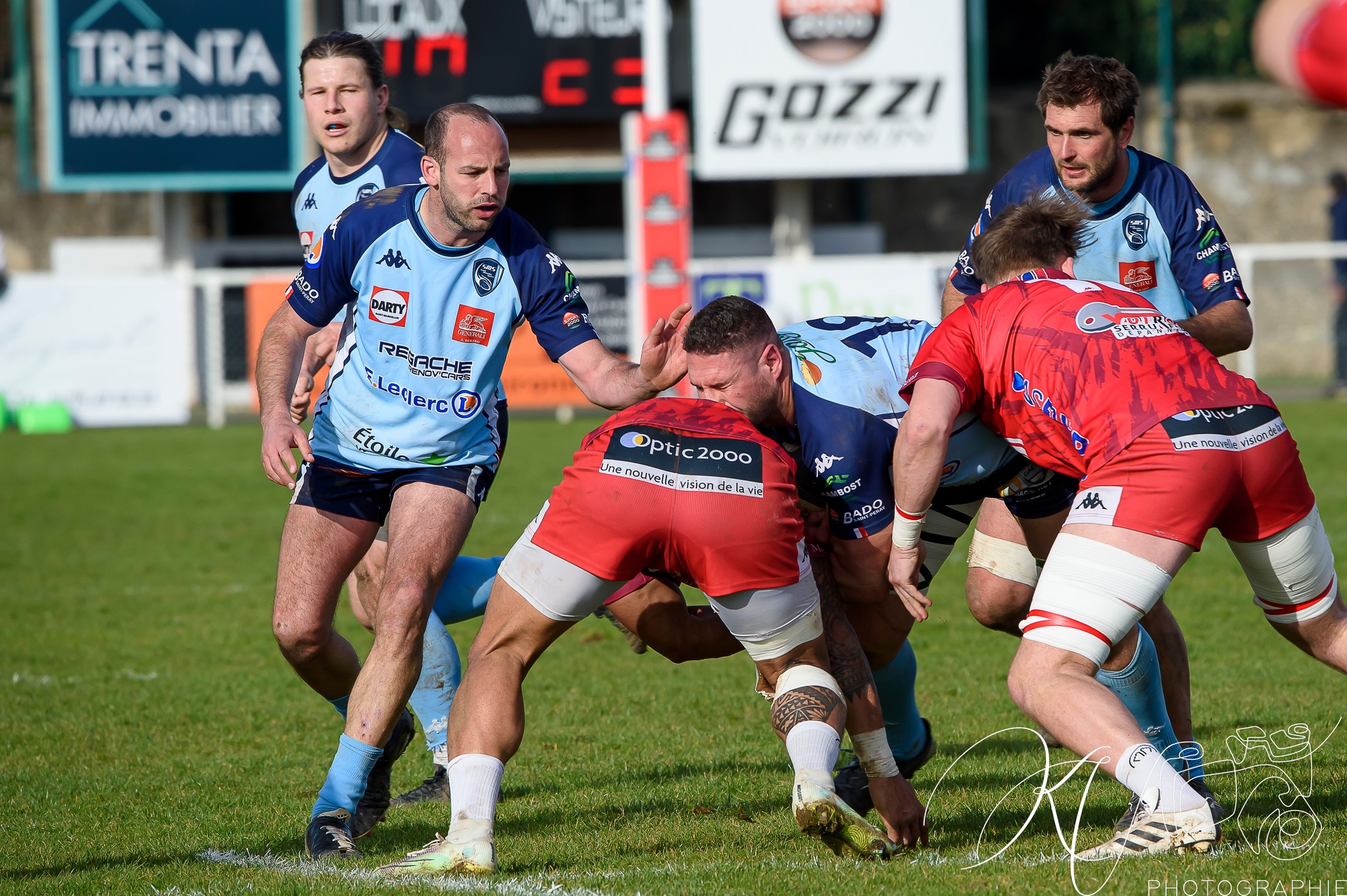  Stade Olympique Voironnais - Saint-Marcellin Sports - Rugby - Stade Olympique Voironnais (28) vs (31) Saint-Marcellin Sports (#2023SOVSMS03) Photo by: Karine Valentin | Siuxy Sports 2023-03-12